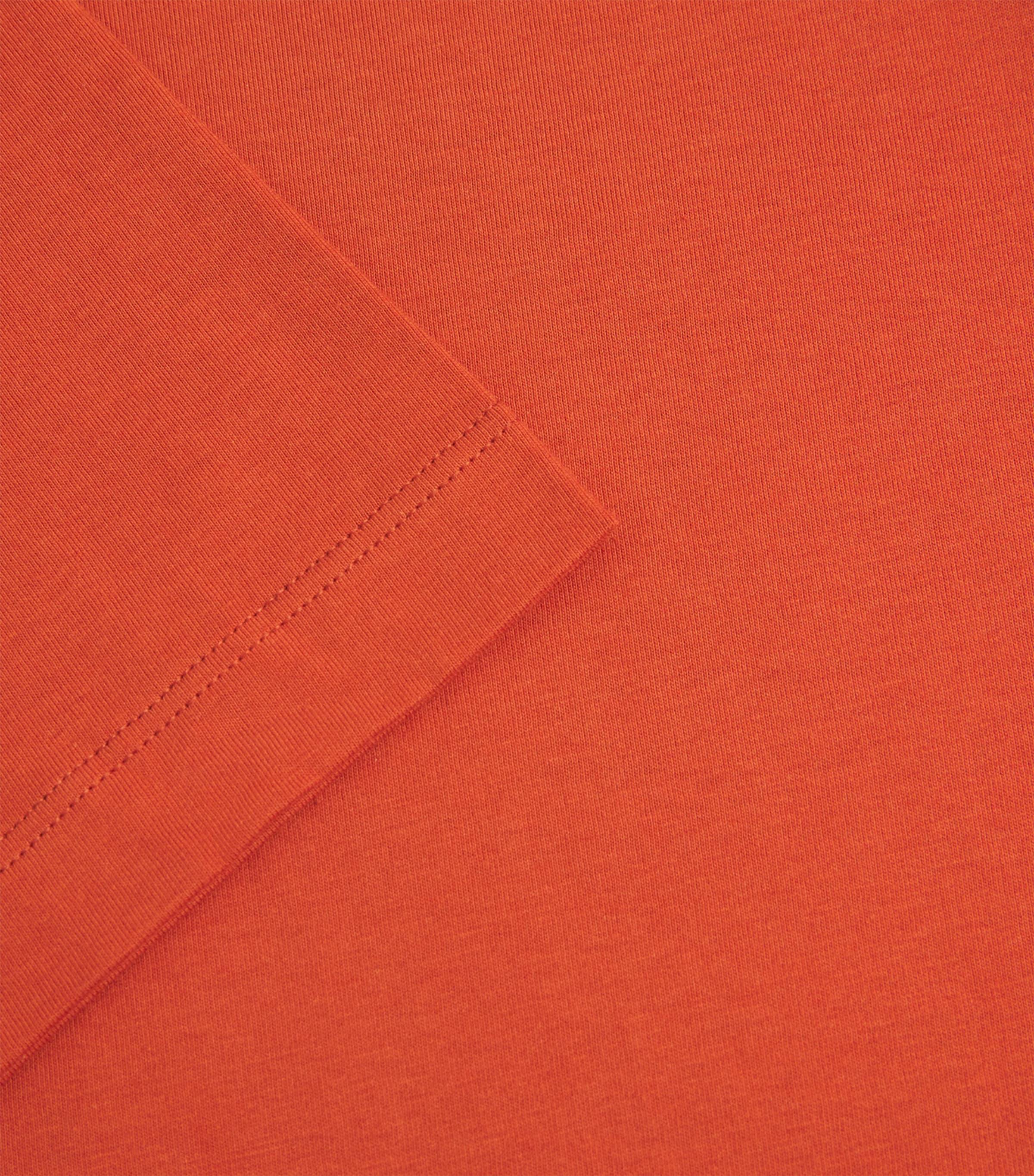 Hanro Mens Cotton Night & Day T-Shirt Rooibios T Image 6