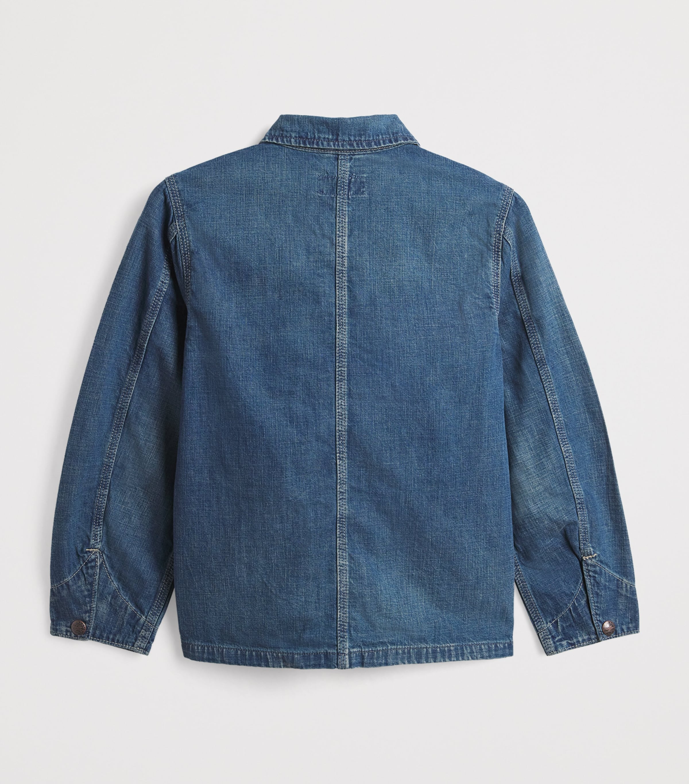 Ralph Lauren Kids Denim Heritage Jacket (6-14 Years) Blue Image 2