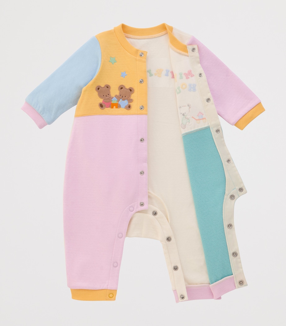 Miki House Cotton Embroidered Playsuit (6-24 Months) Image 2