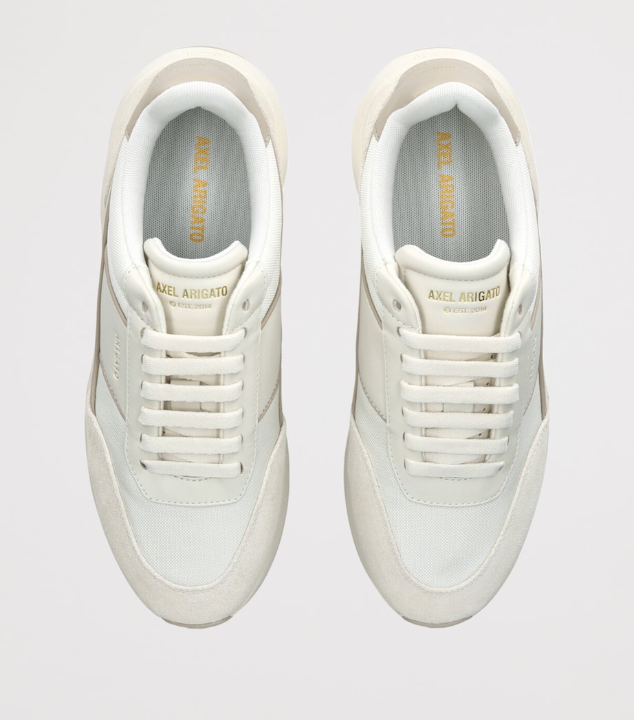 Leather Genesis Neo Runner Sneakers WHITE Image 4