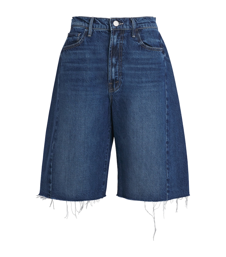 MOTHER Womens The Half-Pipe Denim Shorts Dybma Did You Brin Image 1