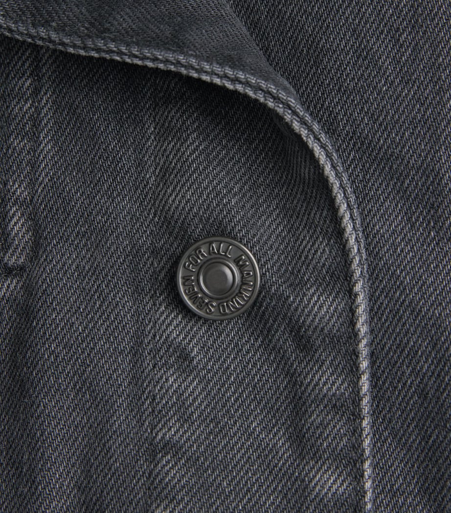 Studded Trucker Denim Jacket NIGHTSCAPE WITH Image 5