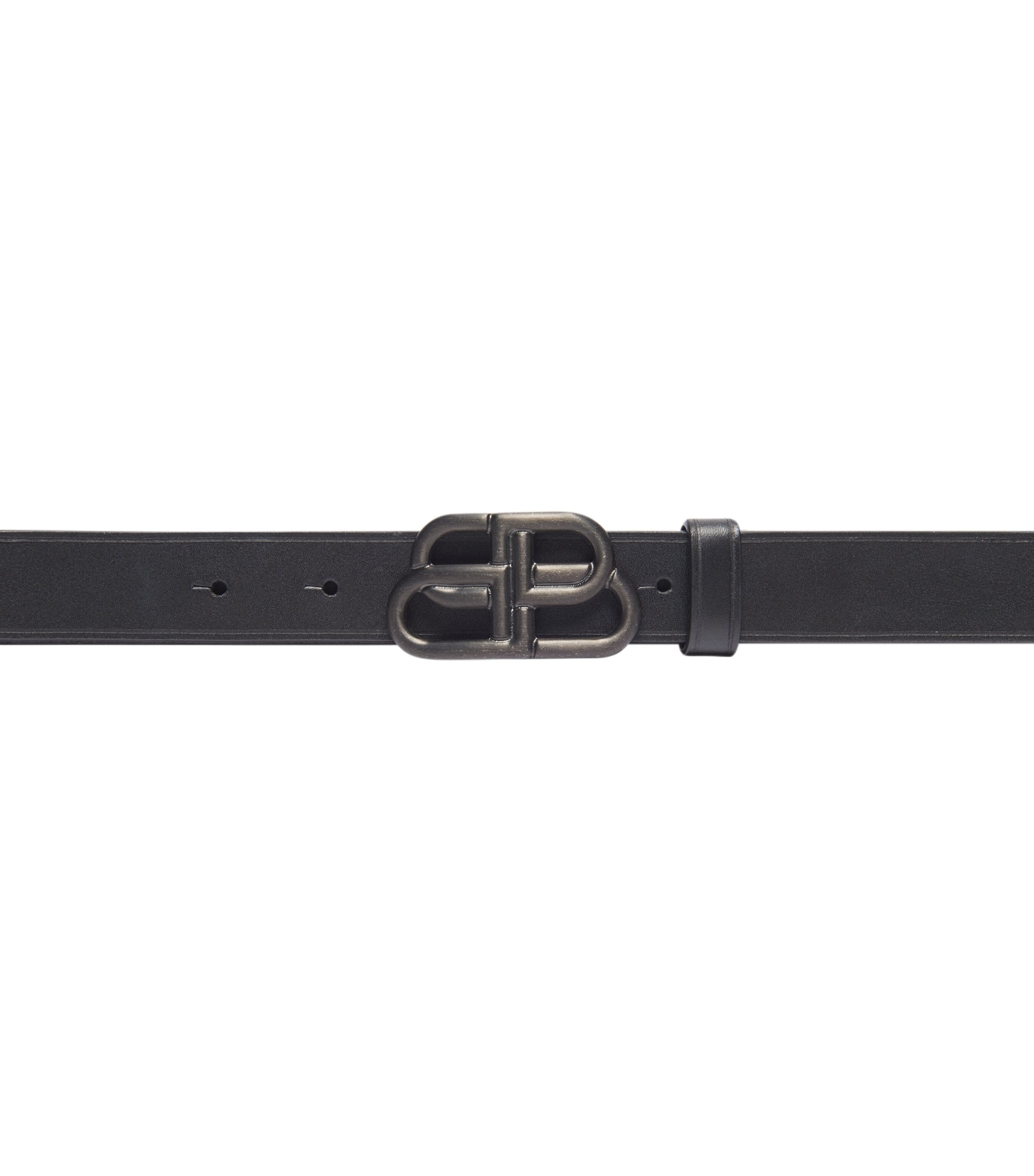 Balenciaga Leather BB Belt Image 3
