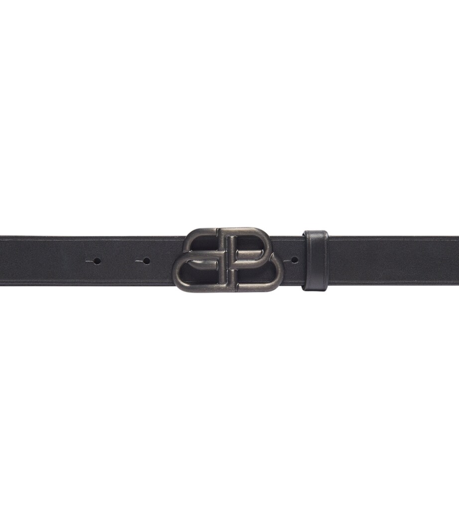 Balenciaga Leather BB Belt Image 3