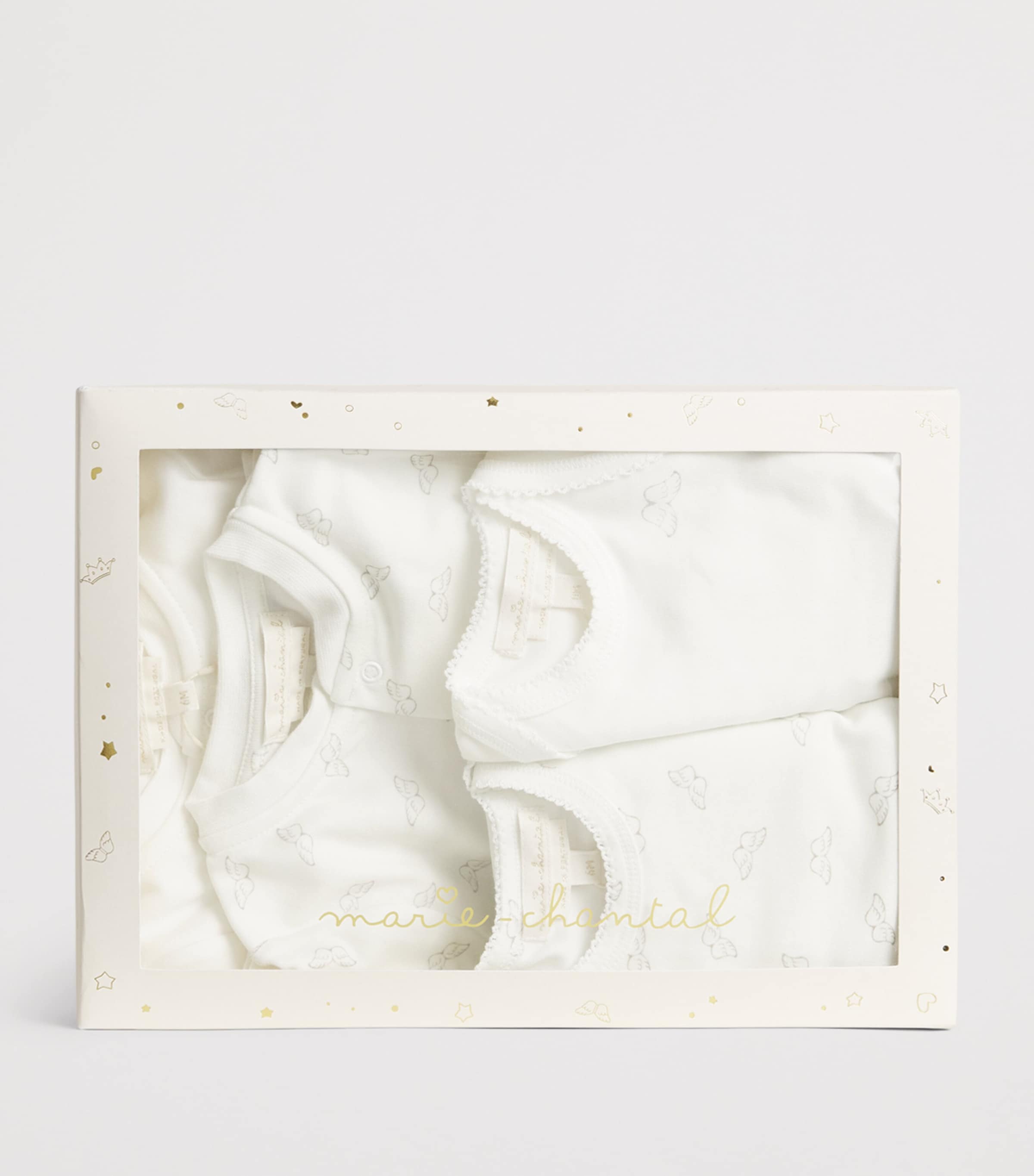 Marie-Chantal Angel Wing Gift Set (0-6 Months) White Image 3