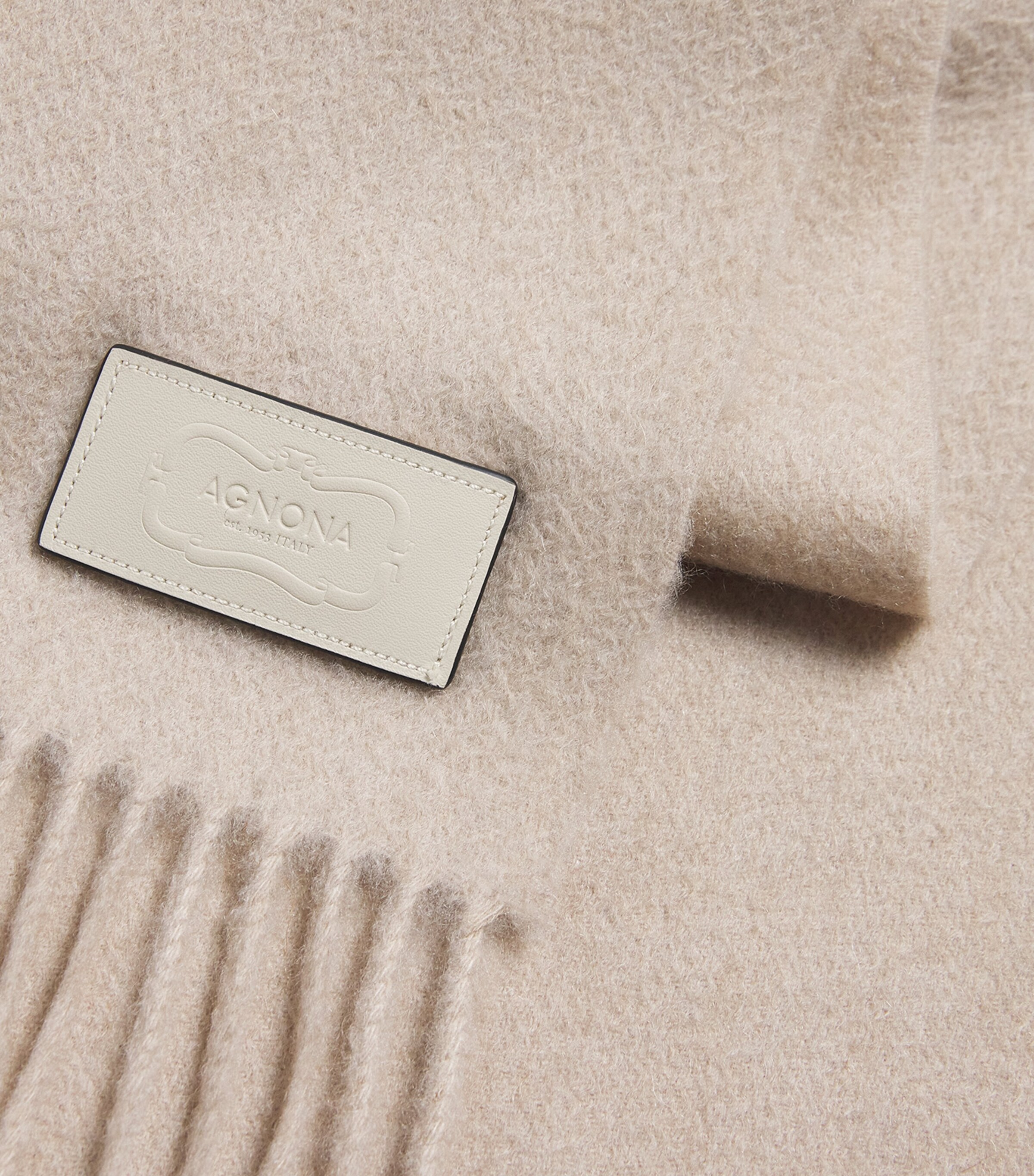 Agnona Brown Cashmere Scarf | Harrods US