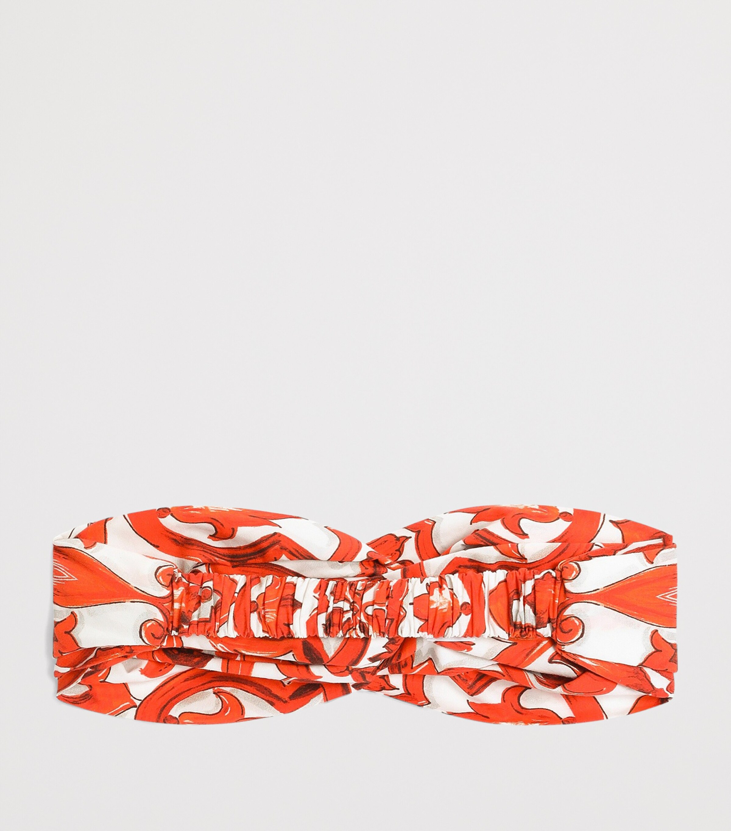 Dolce&Gabbana Kids Majolica Print Headband Maiolica Ora Image 2