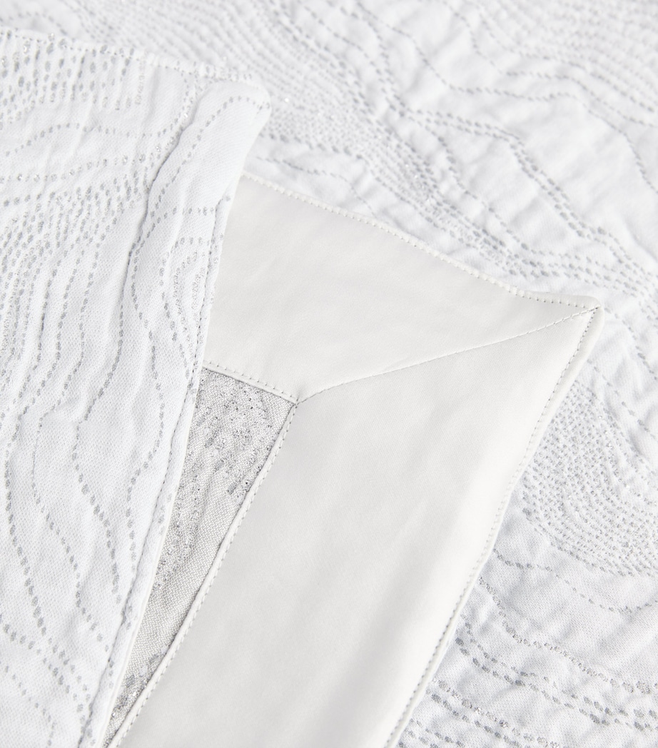 Perle Super King Bedspread (245cm x 255cm) SILVER Image 3