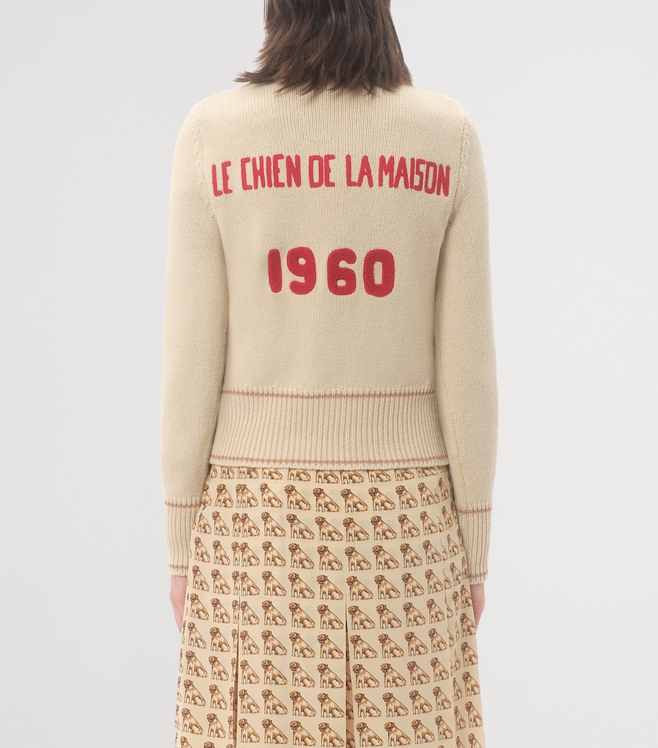 Virgin Wool Embroidered Sweater R0R Image 4