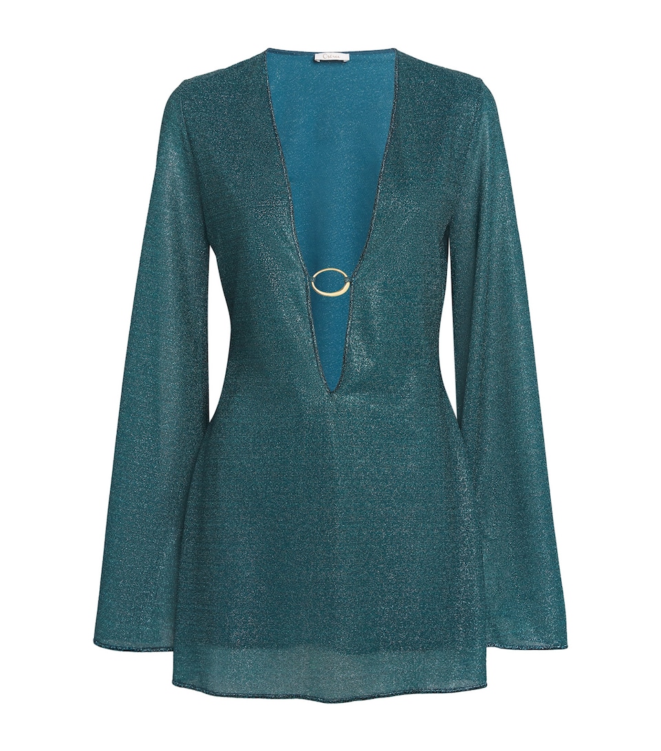 Oséree O-Ring Lumière Kaftan Peacock
