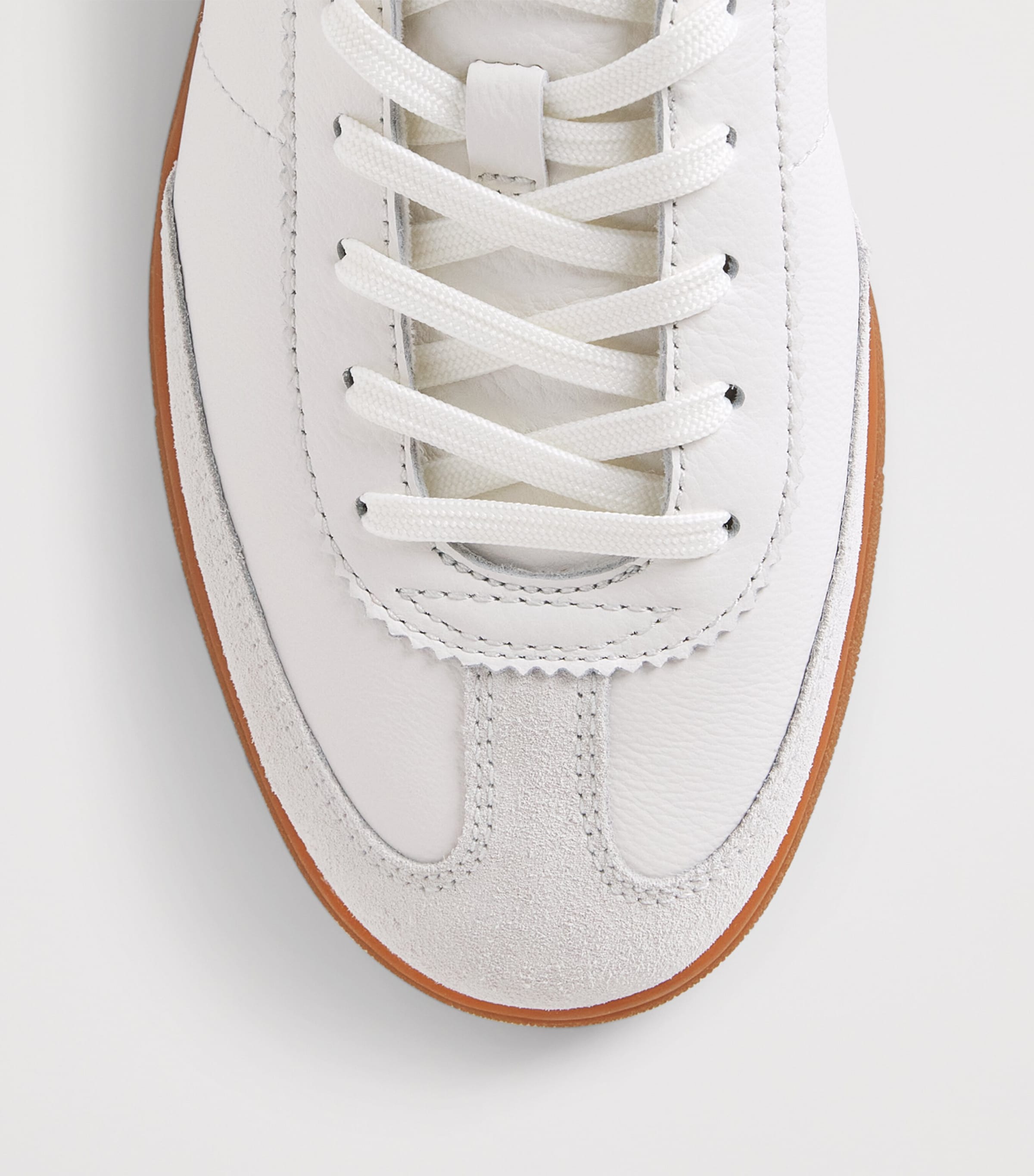 Polo Ralph Lauren Leather Bedford Sneakers Dckwash Wht/erin Grn Image 5