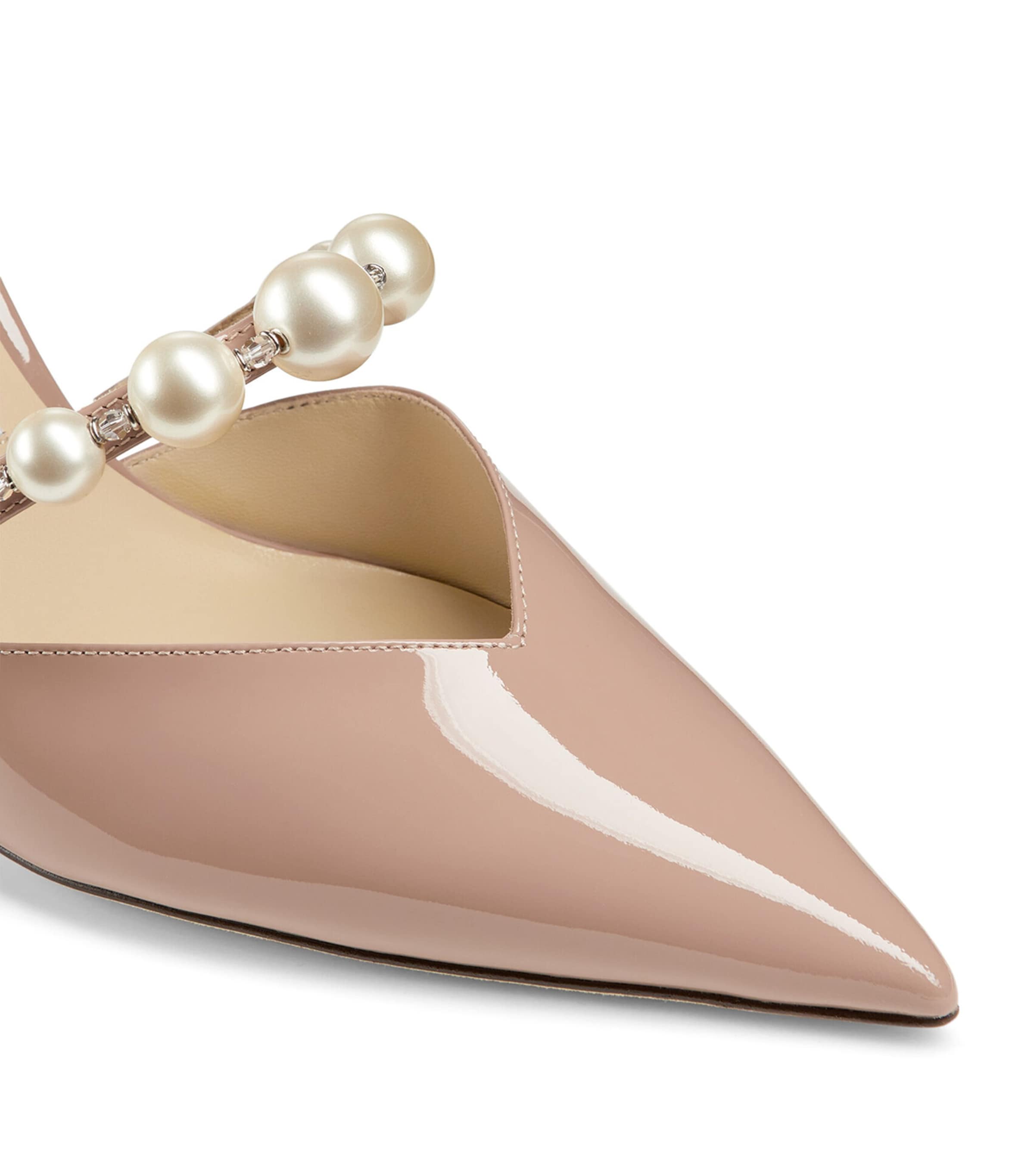 Aurelie 85 Patent Leather Pumps BALLET PINK/WHITE Image 4