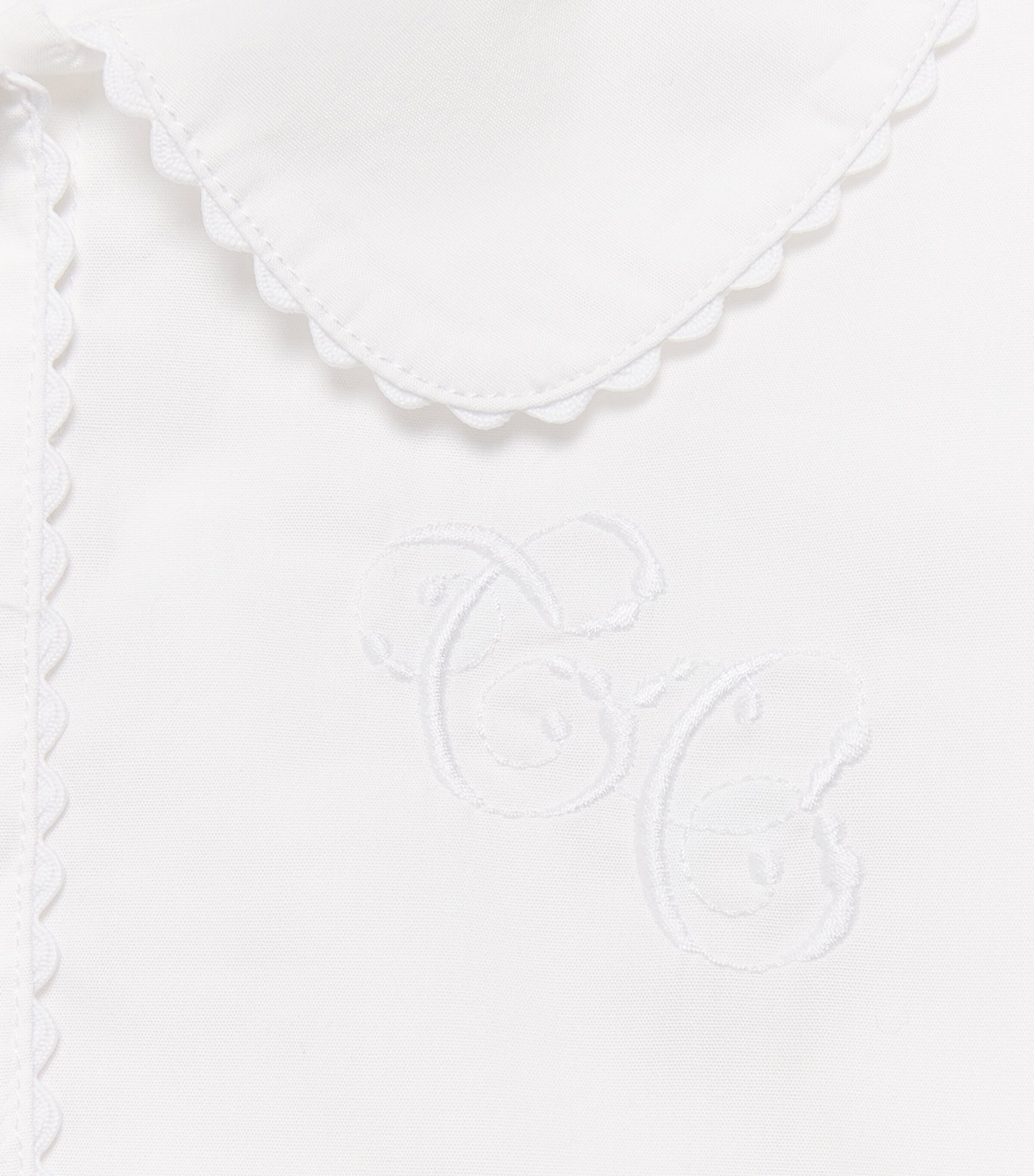 Cotton Collared Blouse (3-12 Years) 1 BLANC Image 3