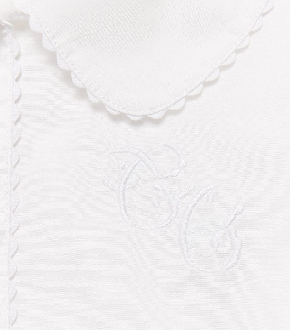 Cotton Collared Blouse (3-12 Years) 1 BLANC Image 3