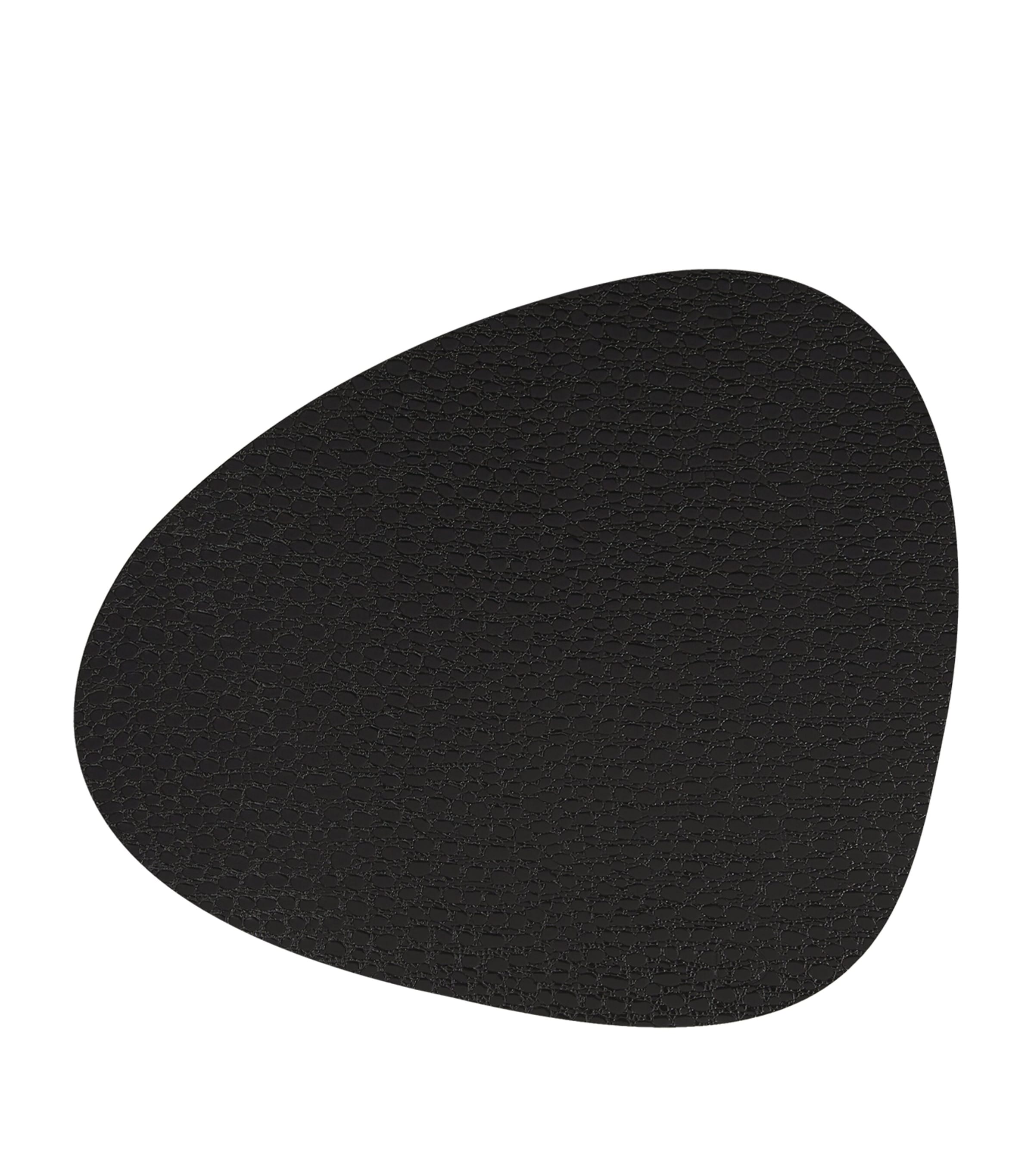 Linddna Lace Curve Placemats In Black