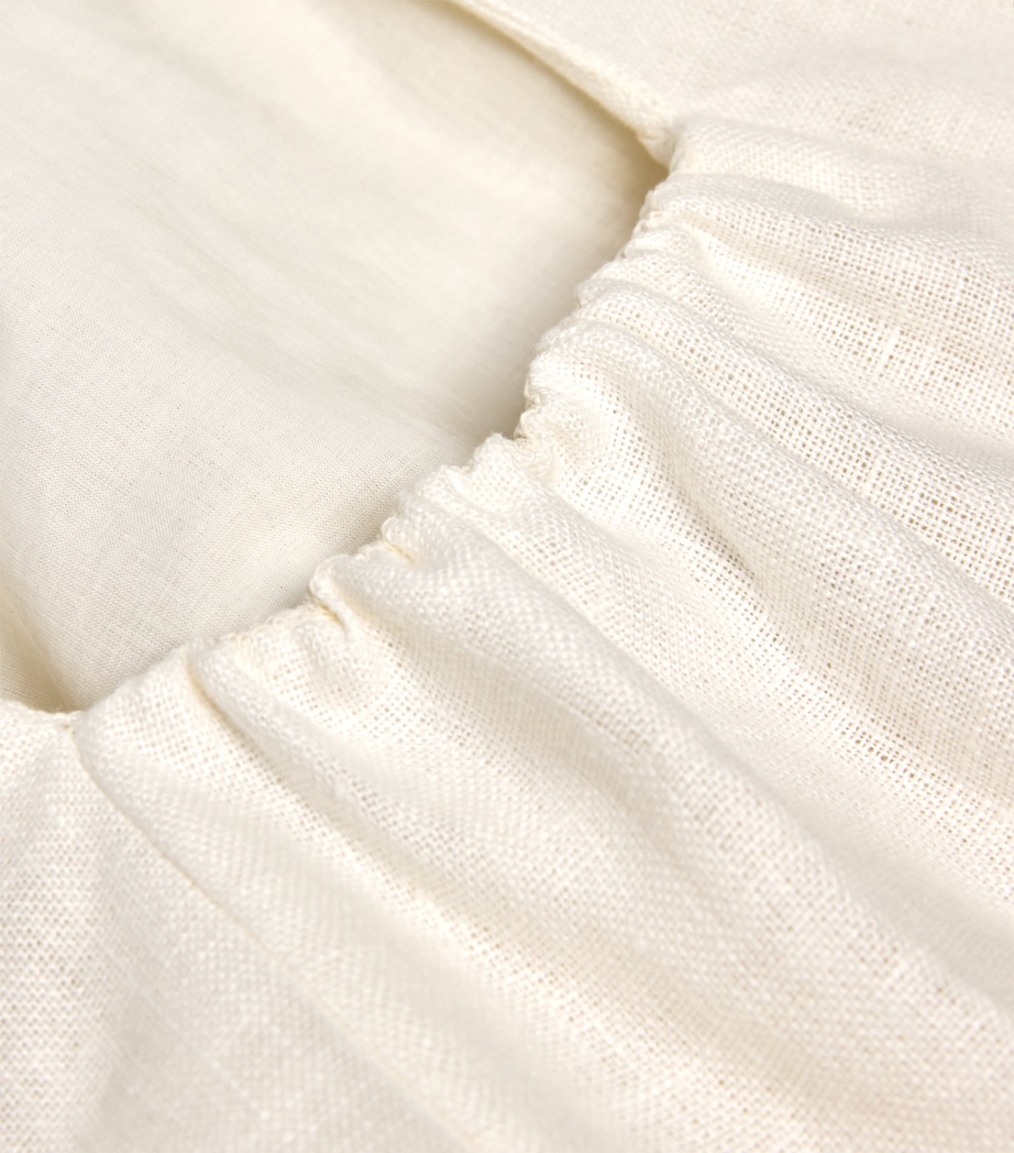 Linen Matilda Maxi Dress CREAM Image 5