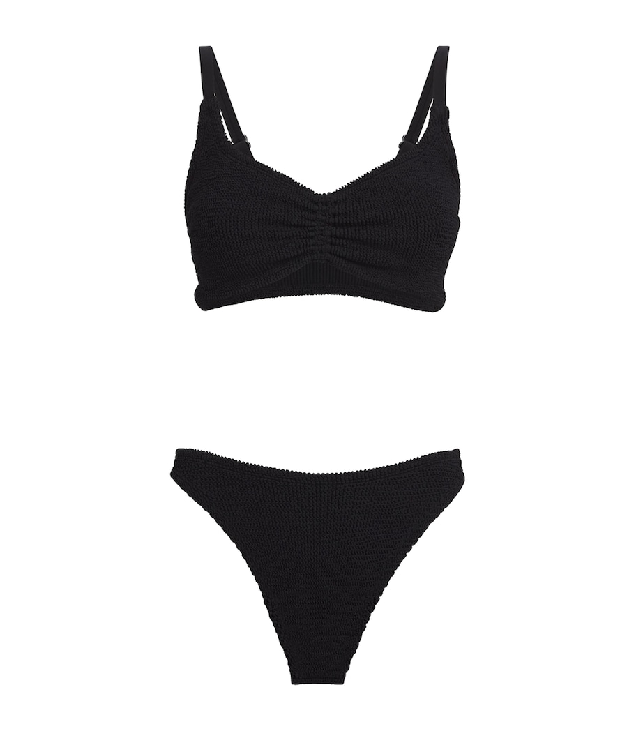 Hunza G Womens Post-Mastectomy Bikini Black Image 1