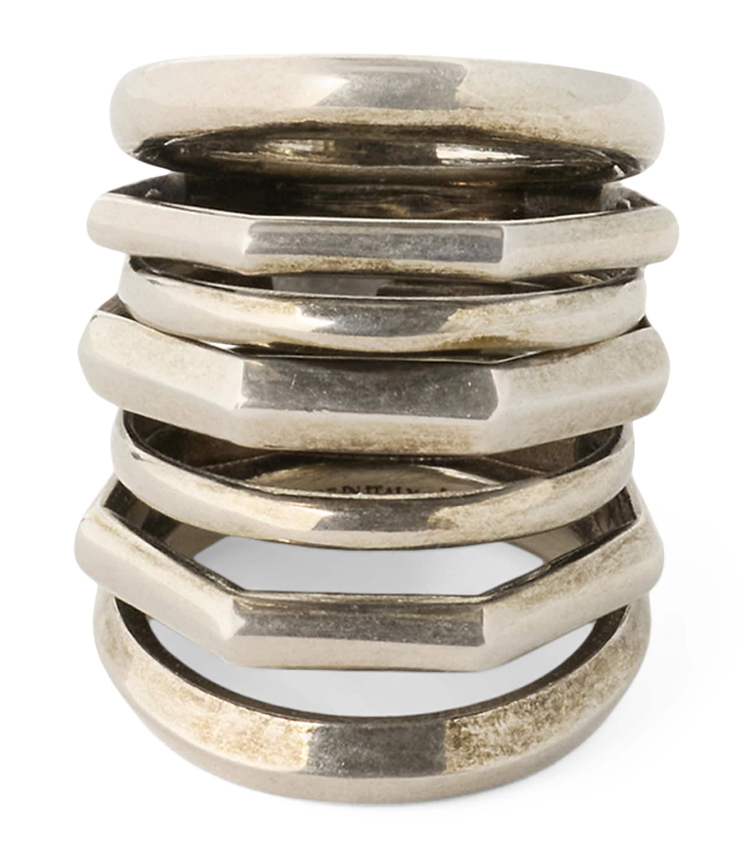 Ralph Lauren Collection Orbit Ring Antique Silver Vinta Image 1