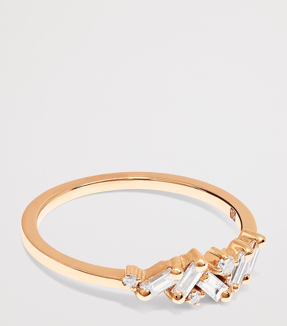 Rose Gold and Diamond Frenzy Ring 18K RG/WD Image 4