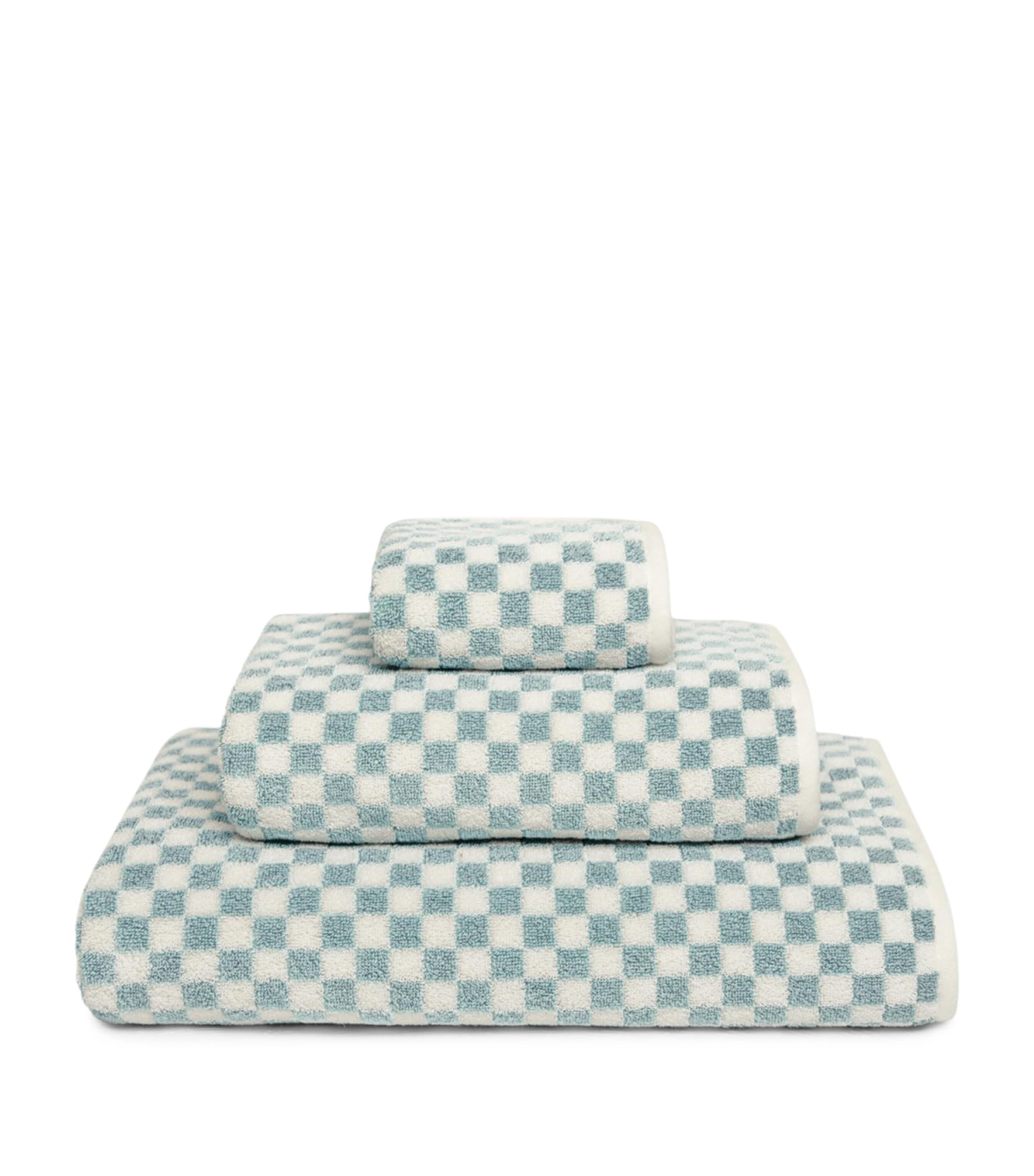 GRACCIOZA Cotton Estoril Bath Towel (70cm x 140cm) Seamist Image 1