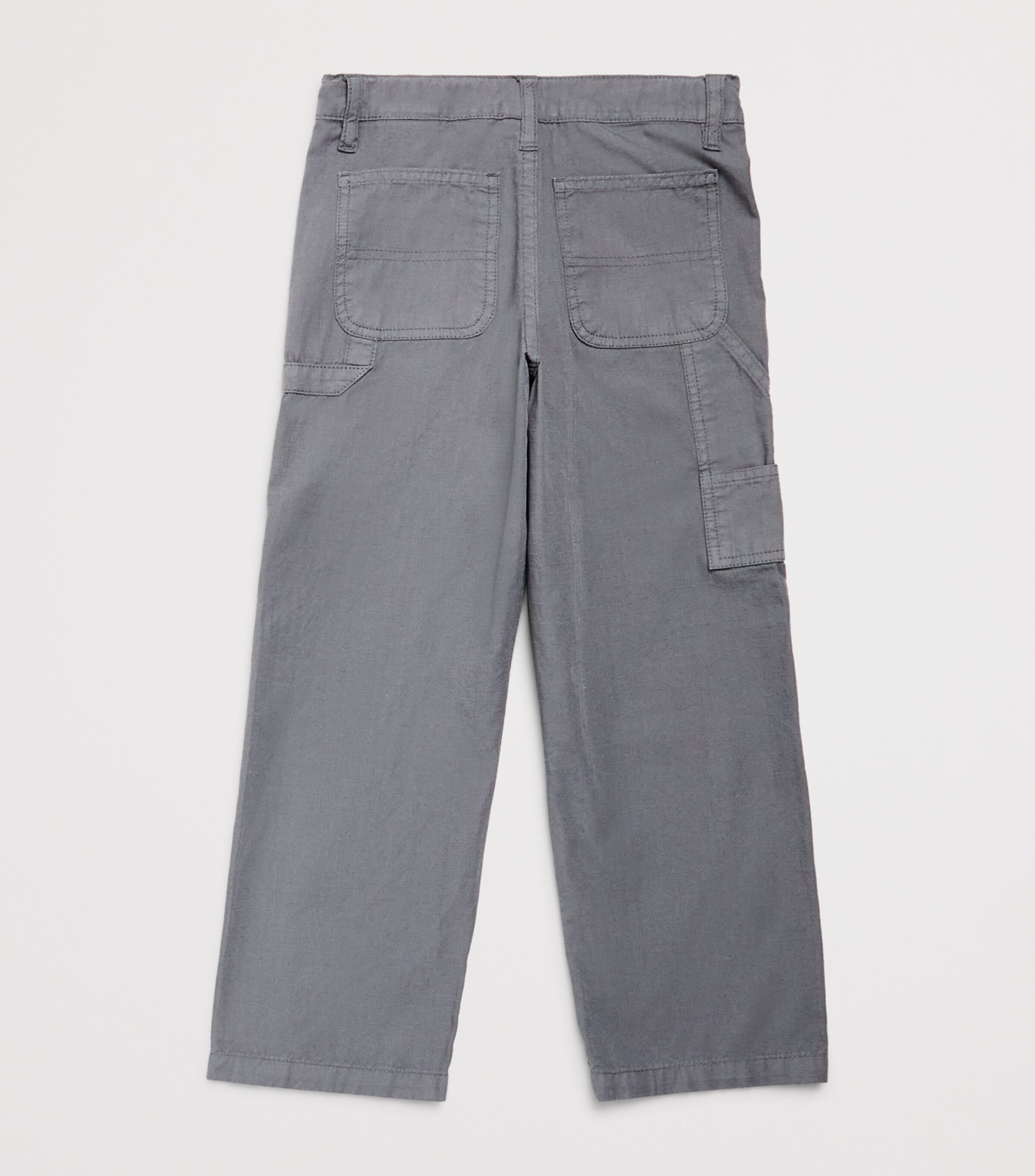 Off-White Kids Dyed Worker Cargo Trousers (4-12+ Years) Gry Lght Gry Image 2