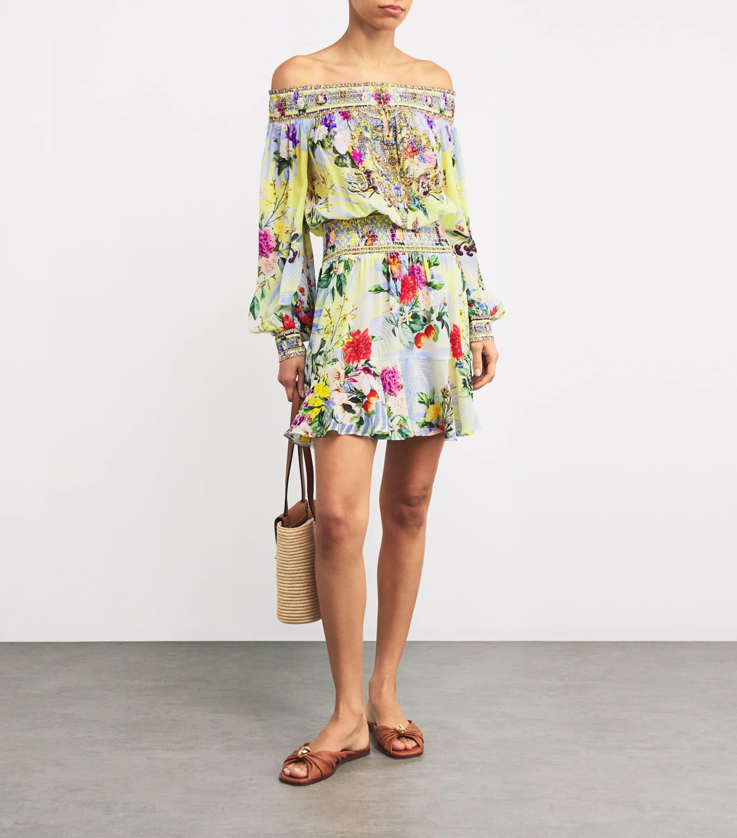 Off-The-Shoulder Mini Dress FLORFANT Image 2