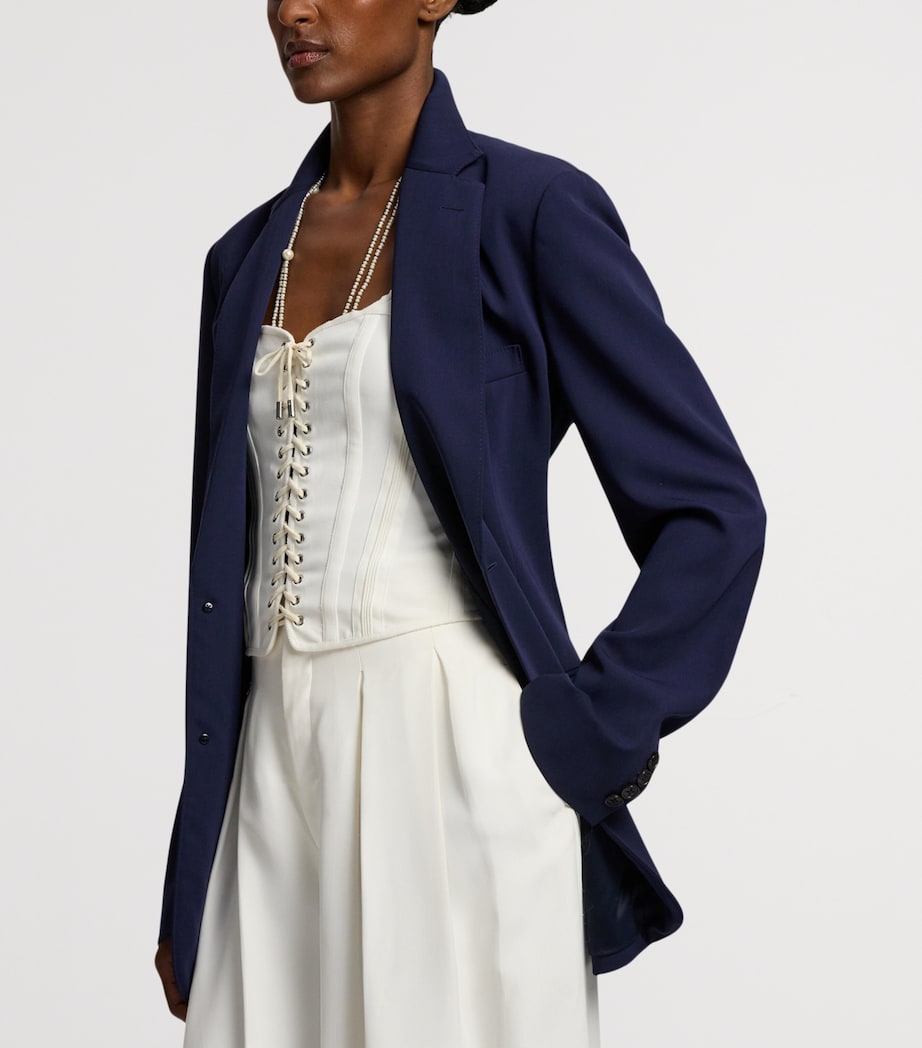 Wool Marcy Blazer NAVY-410 Image 8