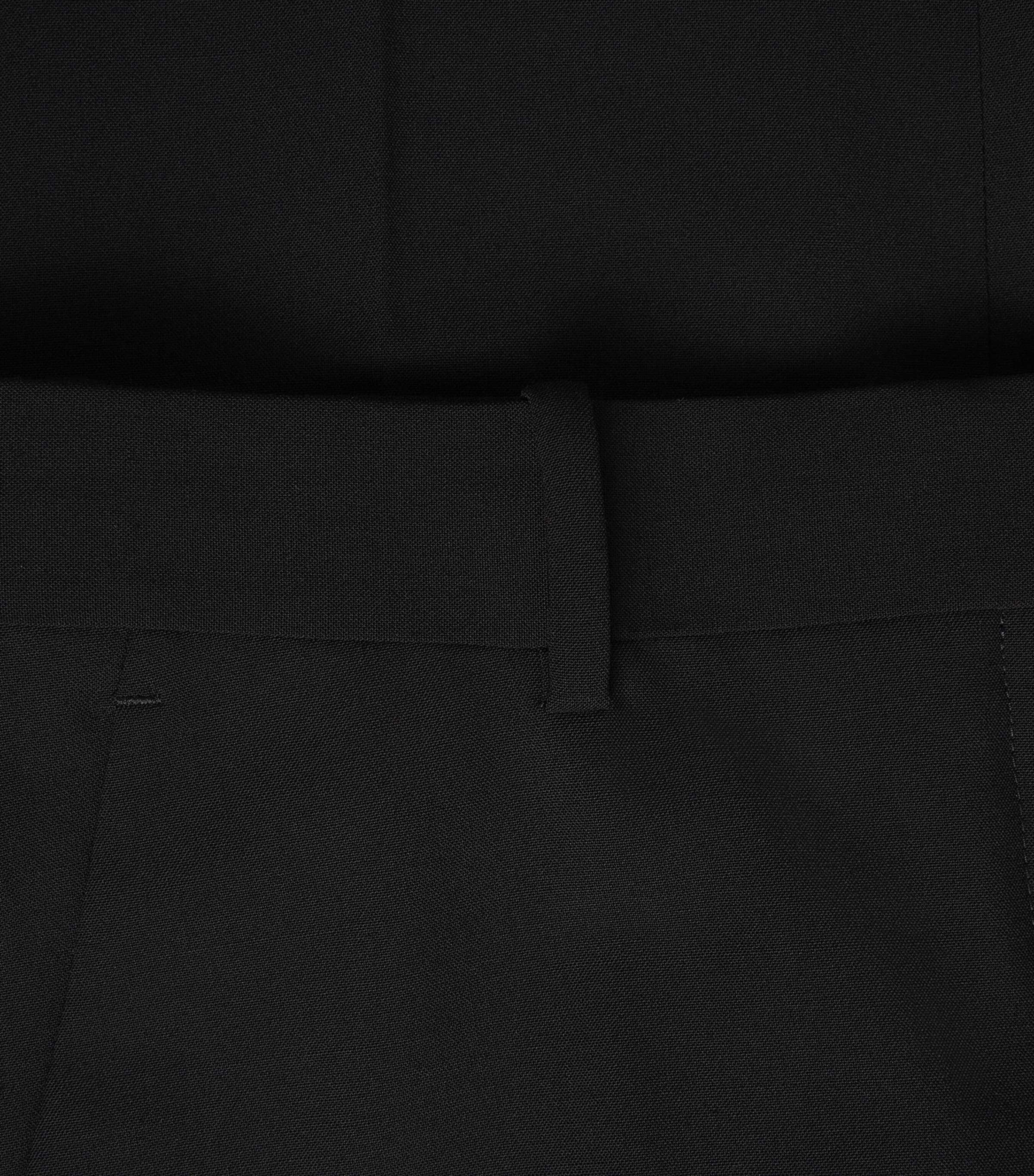 Theory Womens Stretch-Wool Cropped Treeca Trousers Black Image 6
