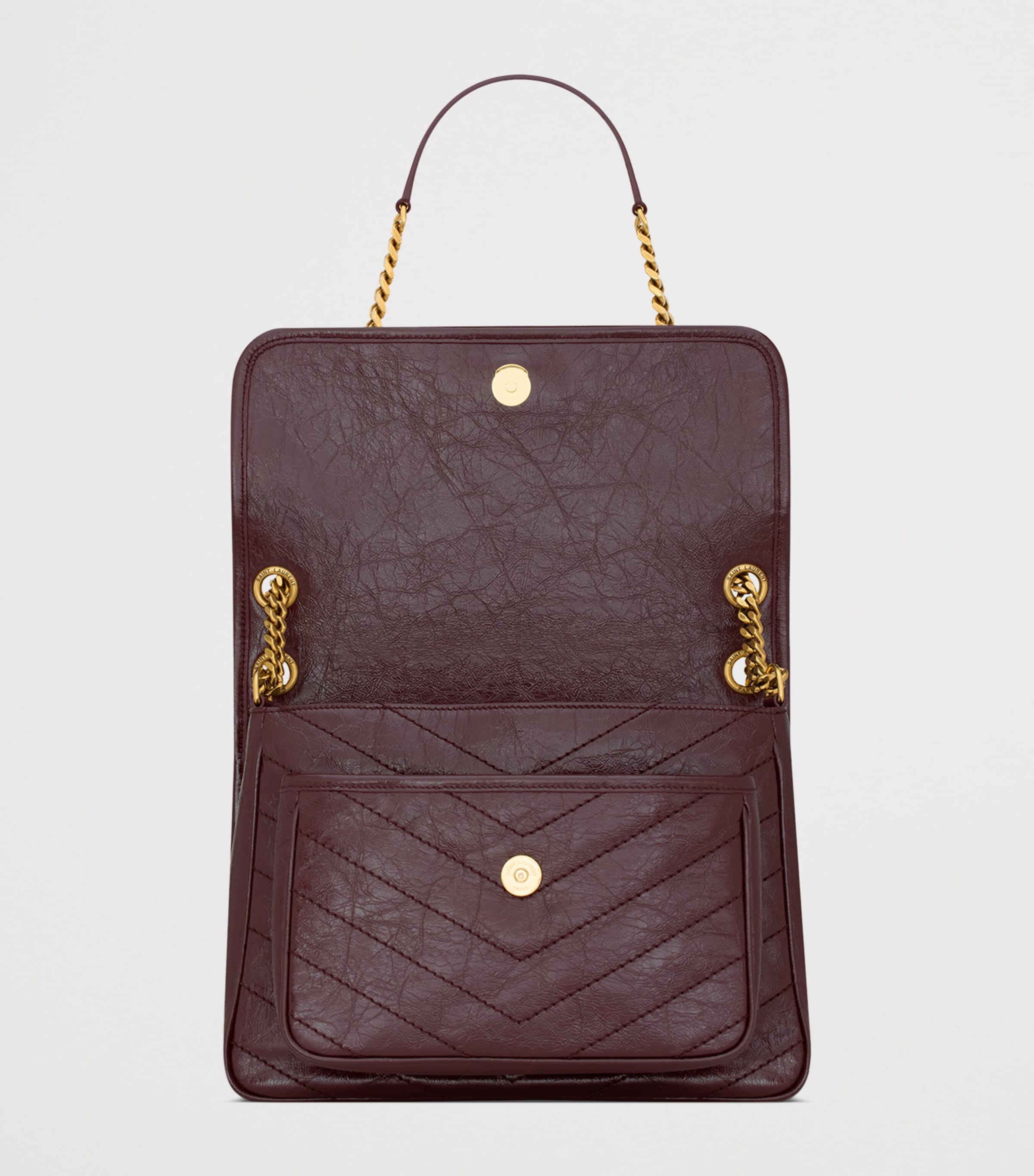 Medium Leather Niki Shoulder Bag 6195 Image 5