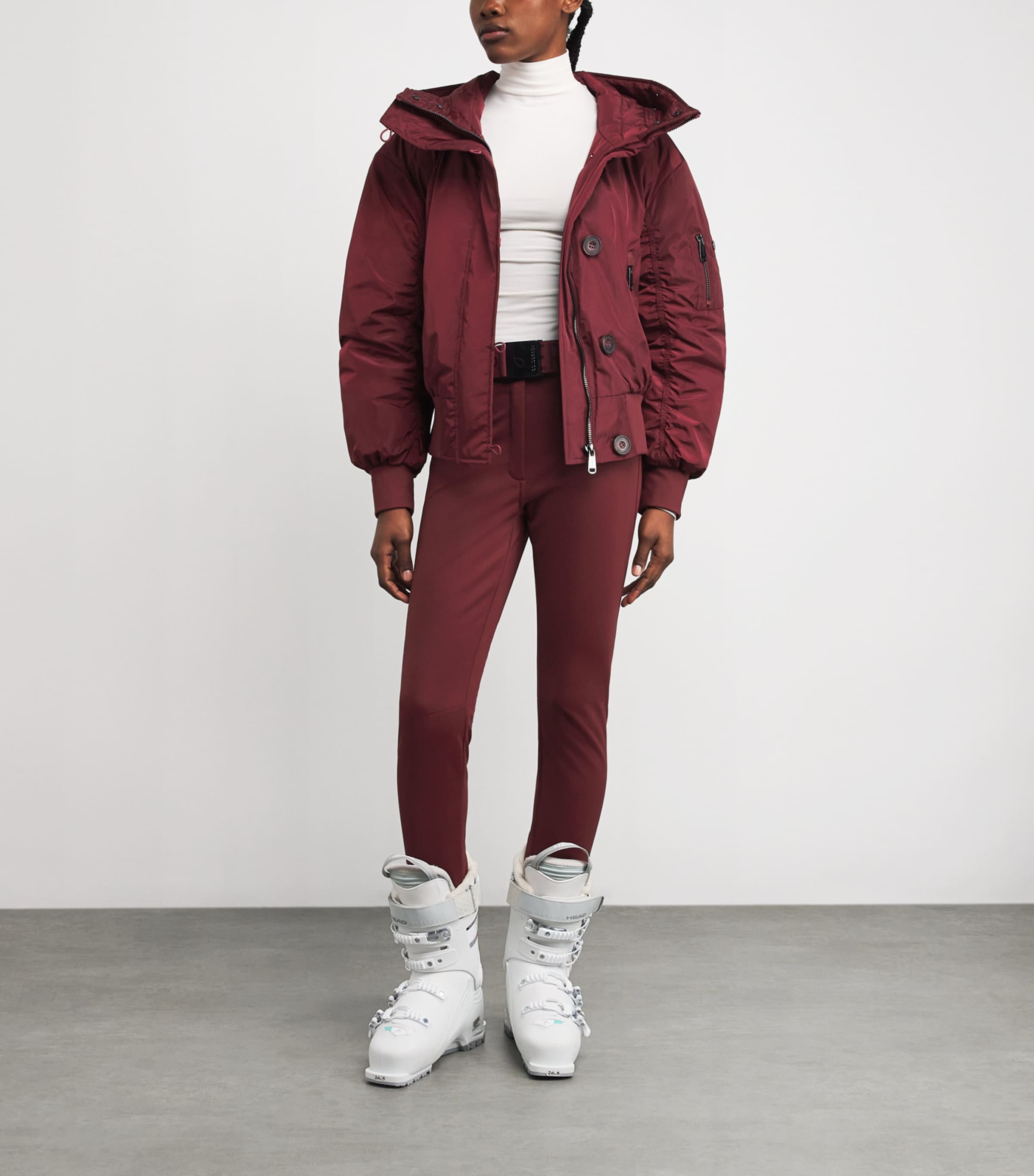 Waterproof Paris Ski Trousers 4748 VINO ROSSO Image 2