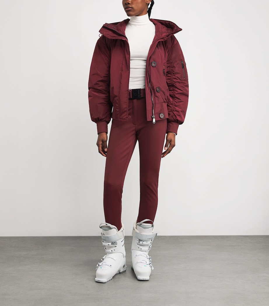 Waterproof Paris Ski Trousers 4748 VINO ROSSO Image 2