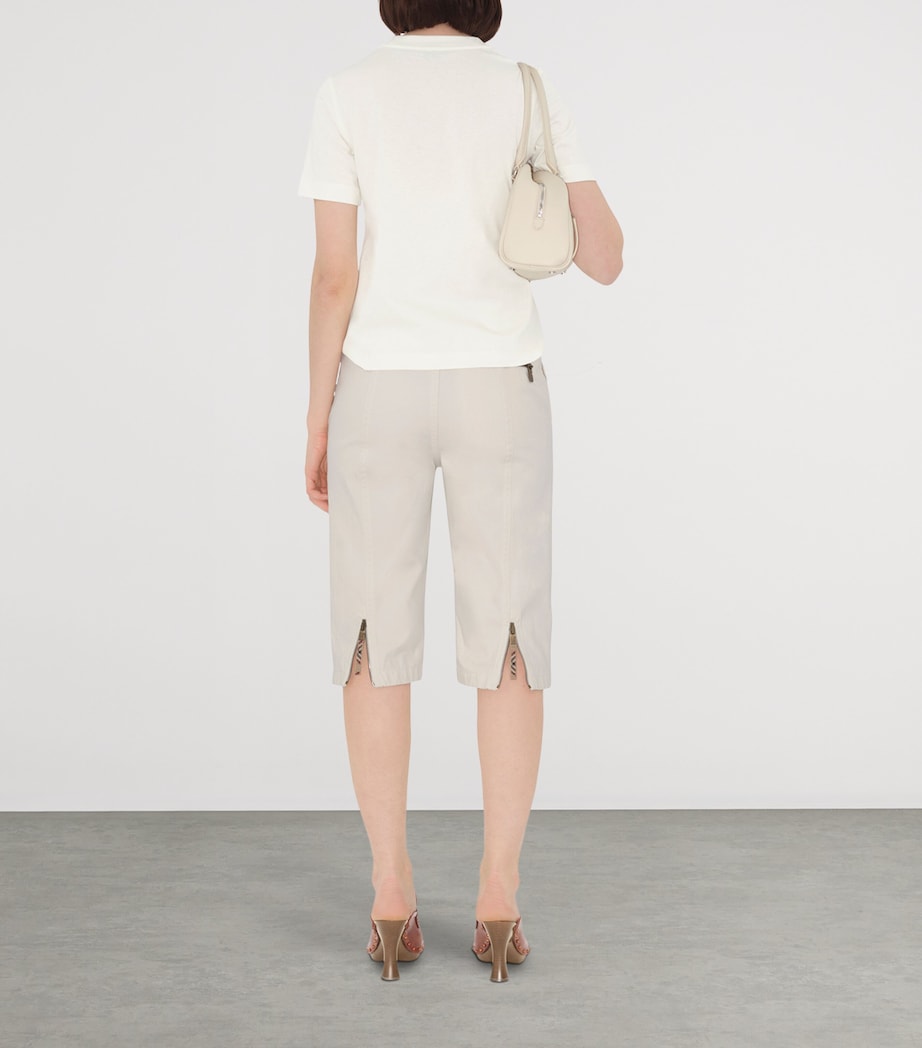 Embroidered Crest T-Shirt CHALK Image 3