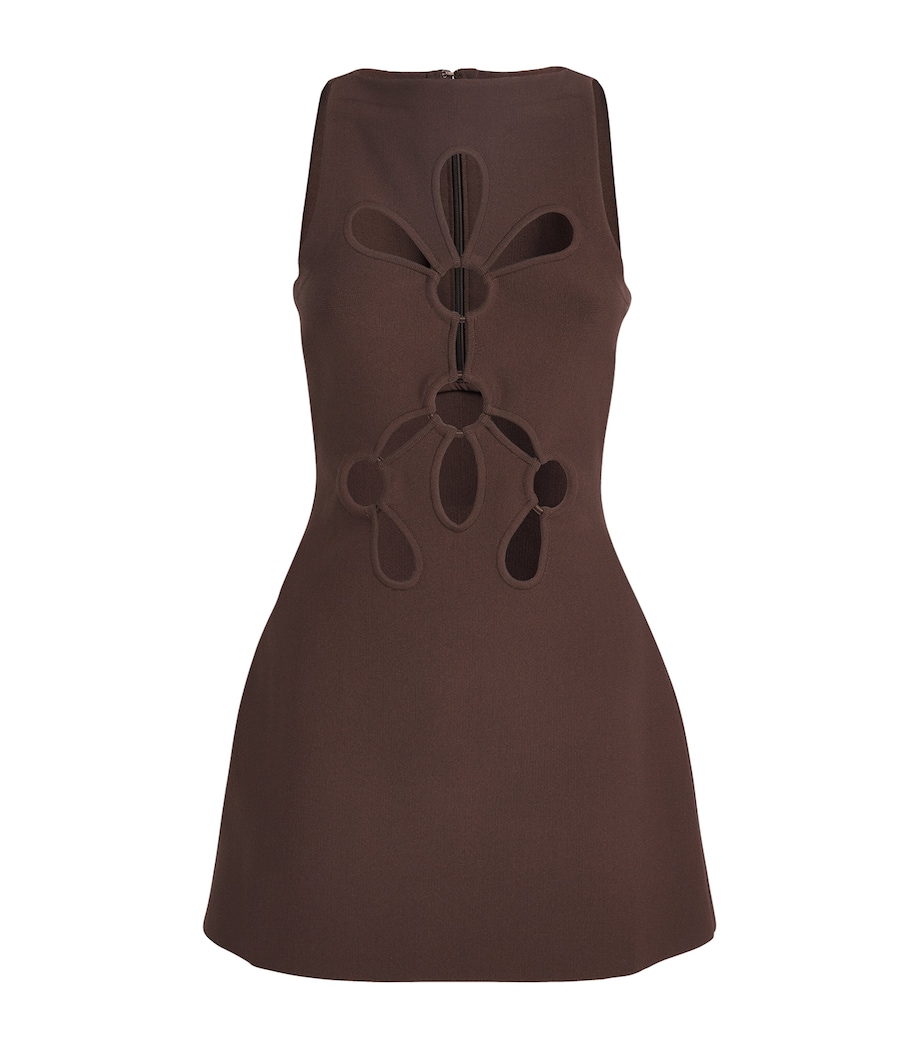 Cut-Out Franco Mini Dress JAVA Image 1