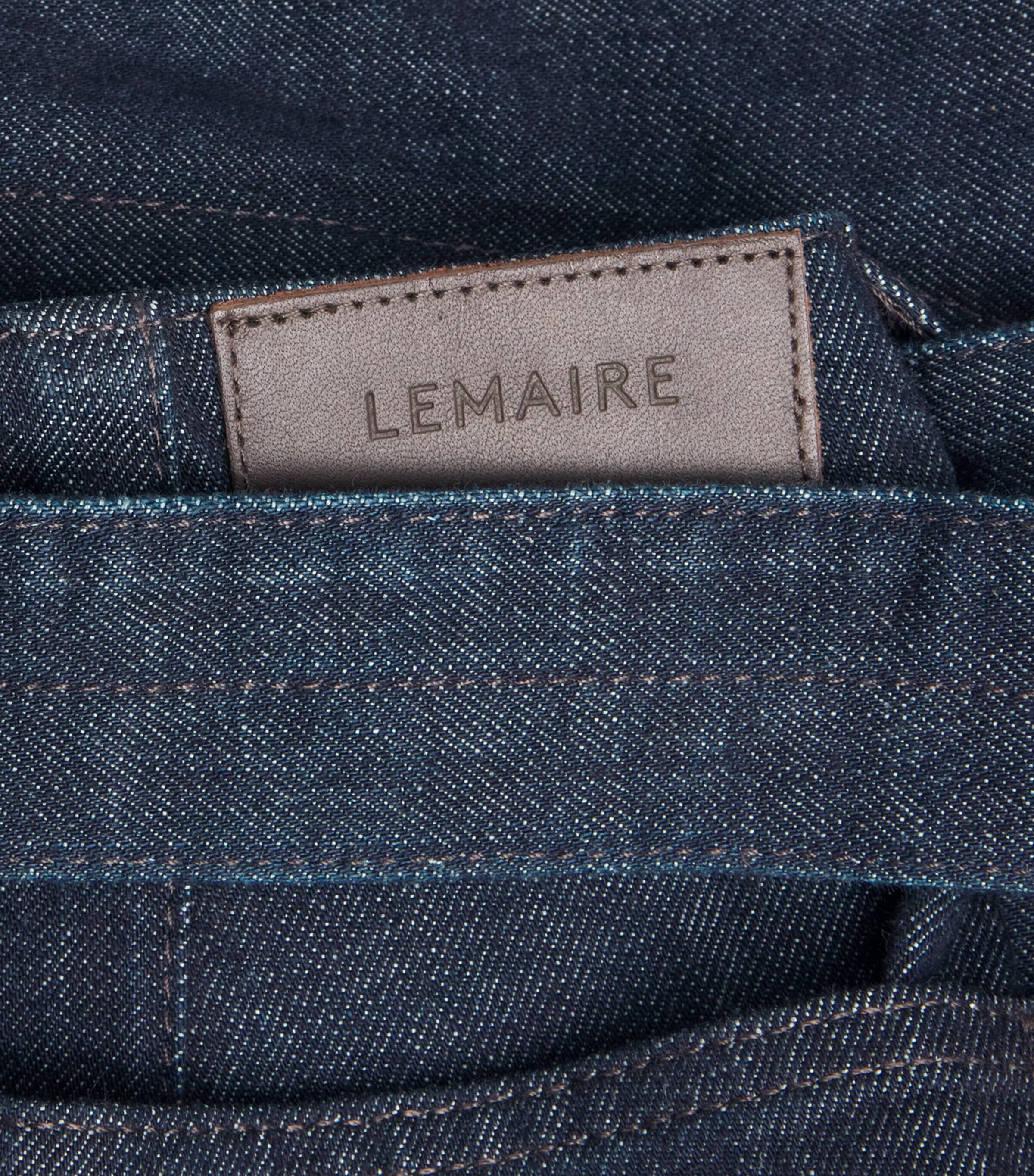 Lemaire Womens Twisted Belted Jeans Denim Indigo Image 6
