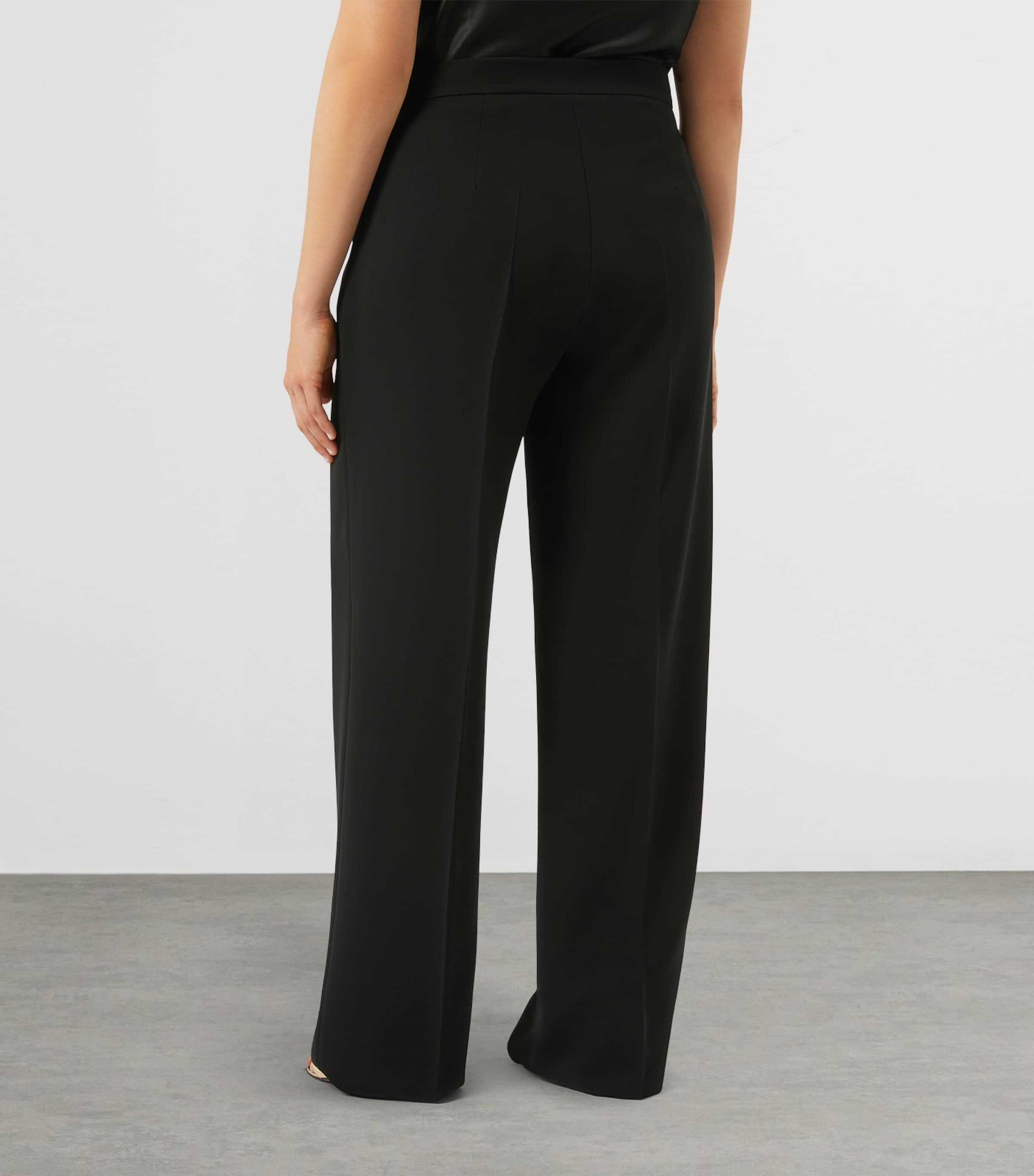 Afosi Wide-Leg Trousers BLACK Image 5