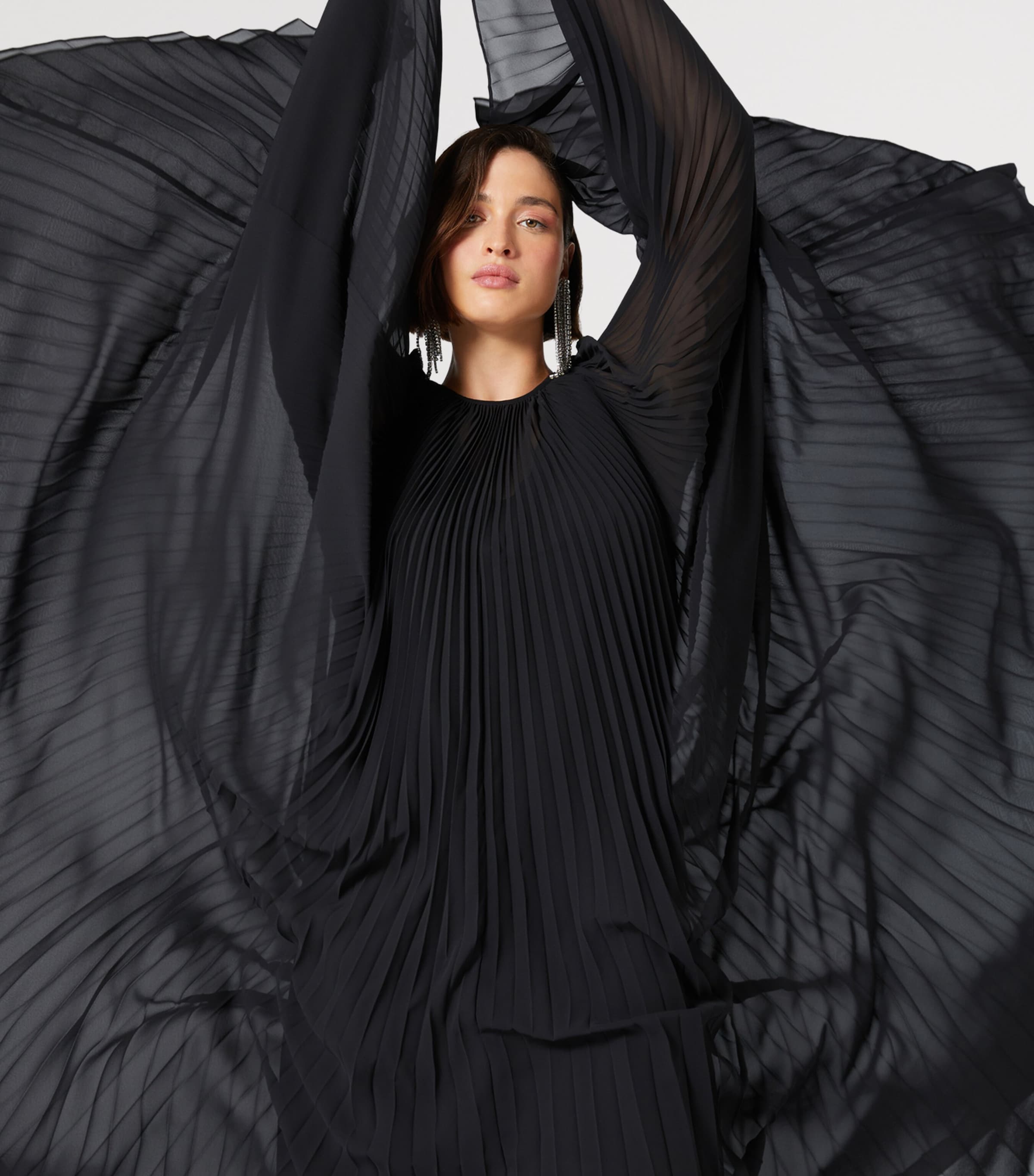 Mrebattage Kaftan Maxi Dress BLACK Image 5