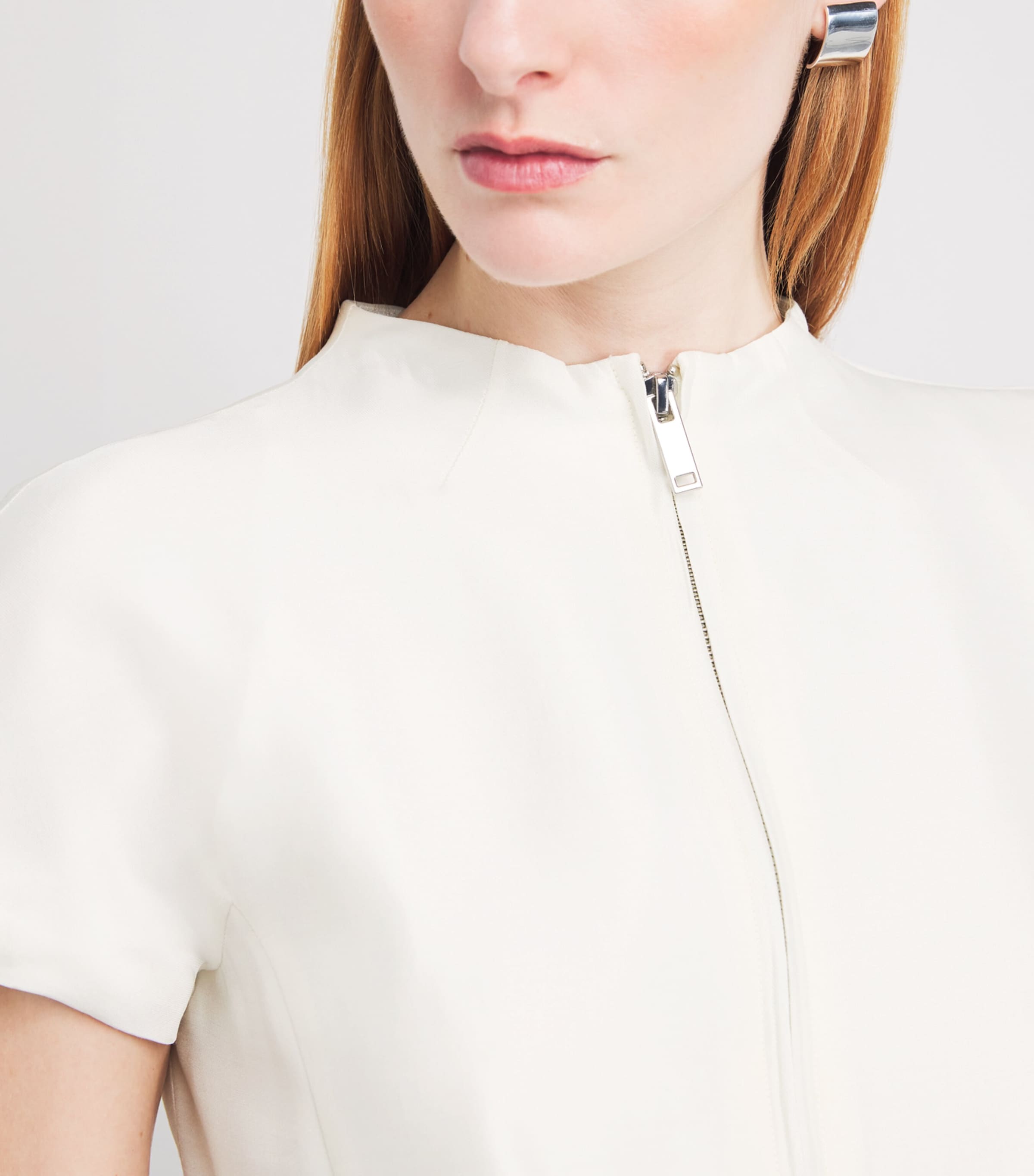 Maelle Short-Sleeve Blouse IVORY Image 6