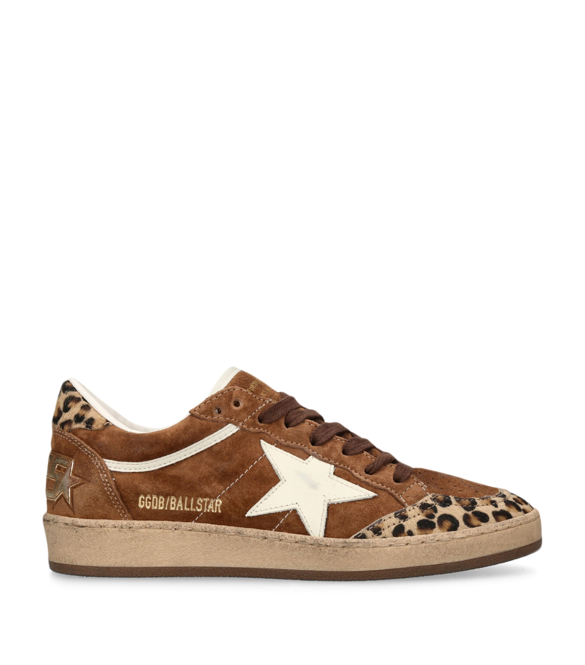 Golden Goose Suede Ball Star Sneakers Dk.brn Com Image 1