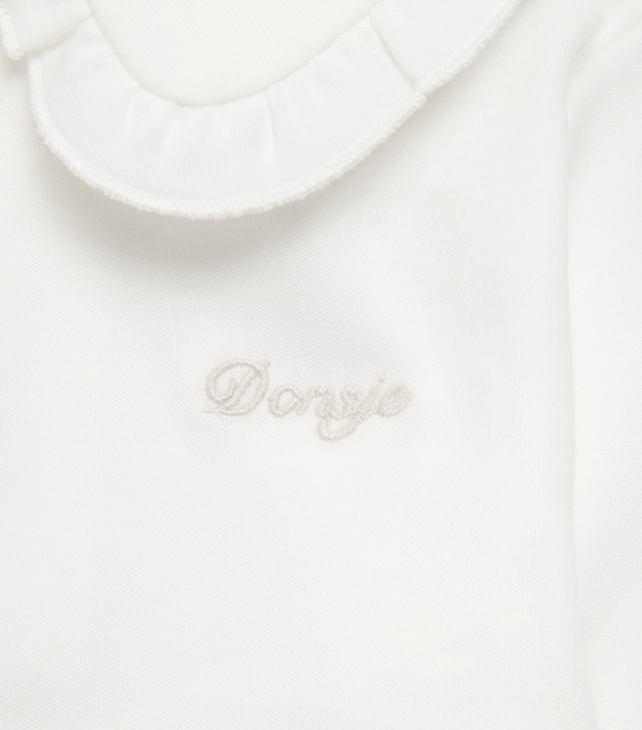 Donsje Organic Cotton Dovie Bodysuit (0-24 Months) Off White Image 3