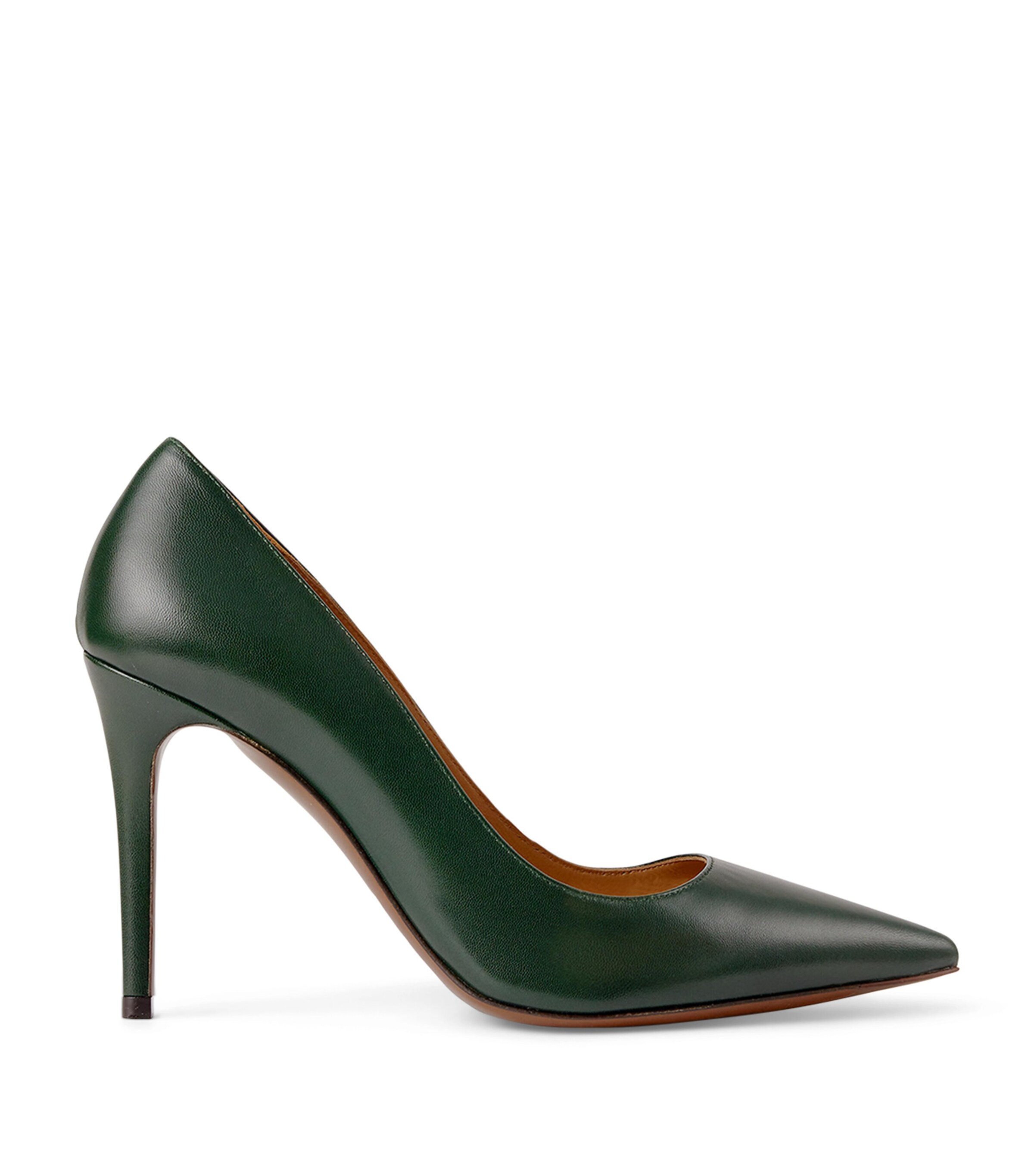 Goatskin Tenney Pumps 95 DARK RACING GREEN Image 1