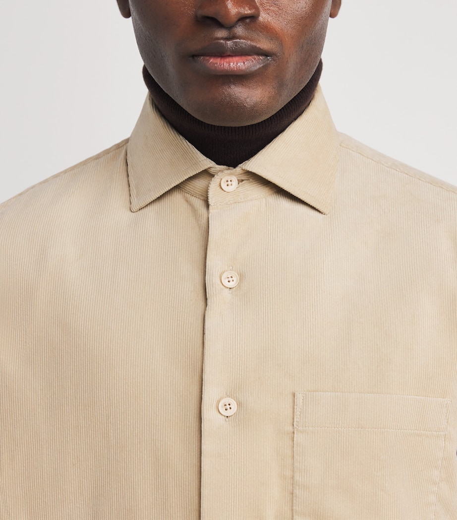 Cotton Corduroy Shirt BEIGE Image 6