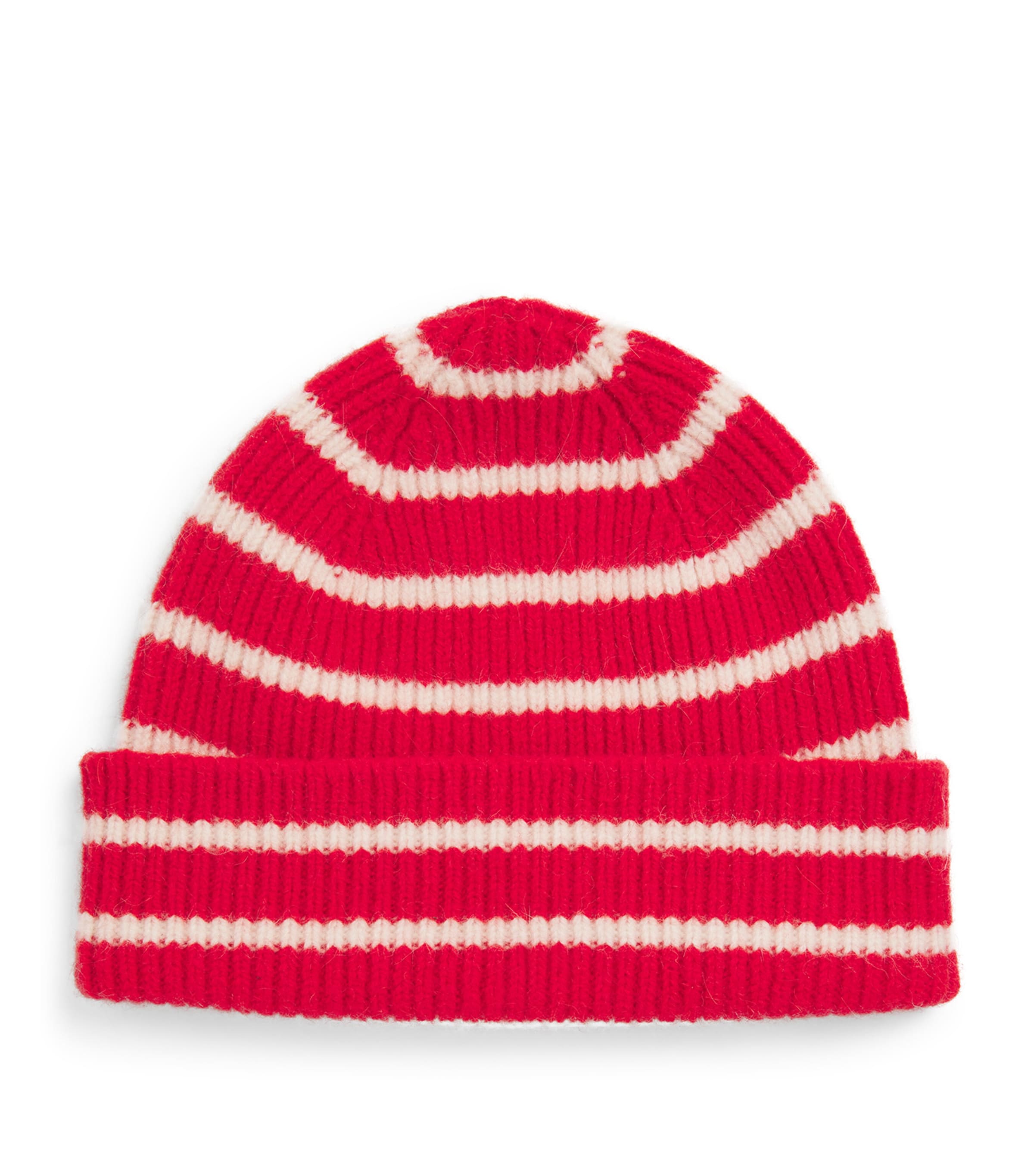 Shop Le Bonnet Striped Classic Beanie In Red