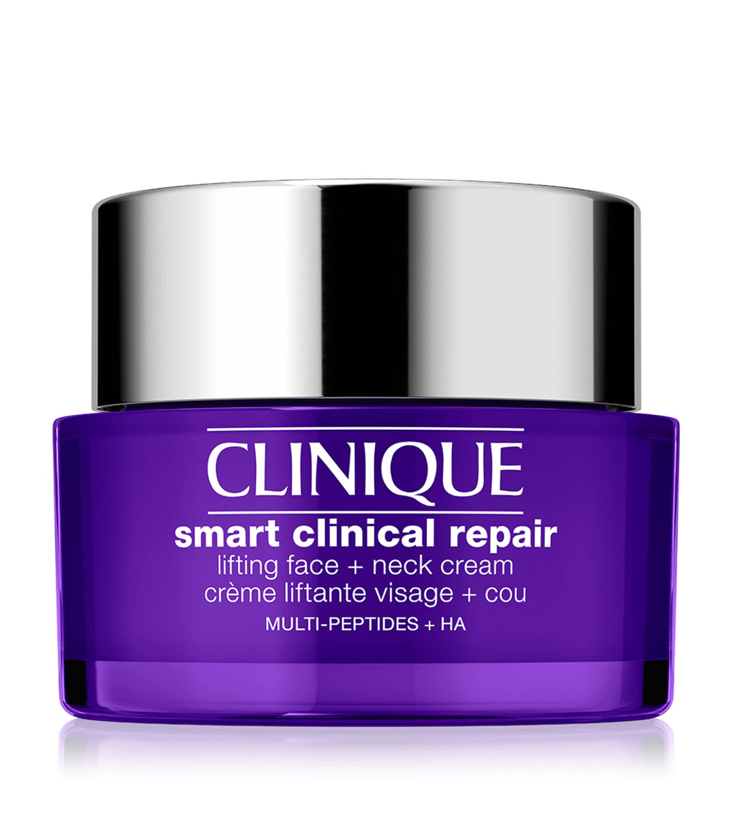 Clinique Smart Clinical Repair Lifting Face + Neck Cream In White