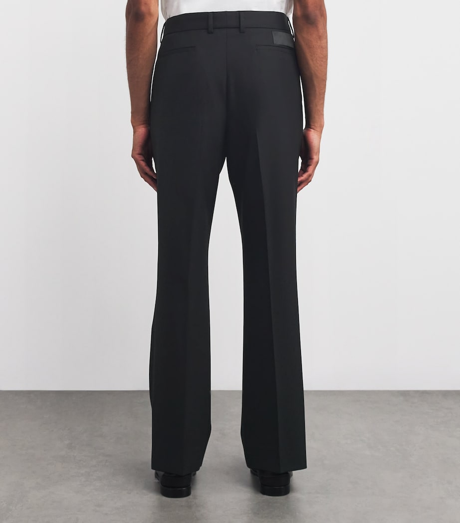 Flared Tailored Trousers BLACK Image 4