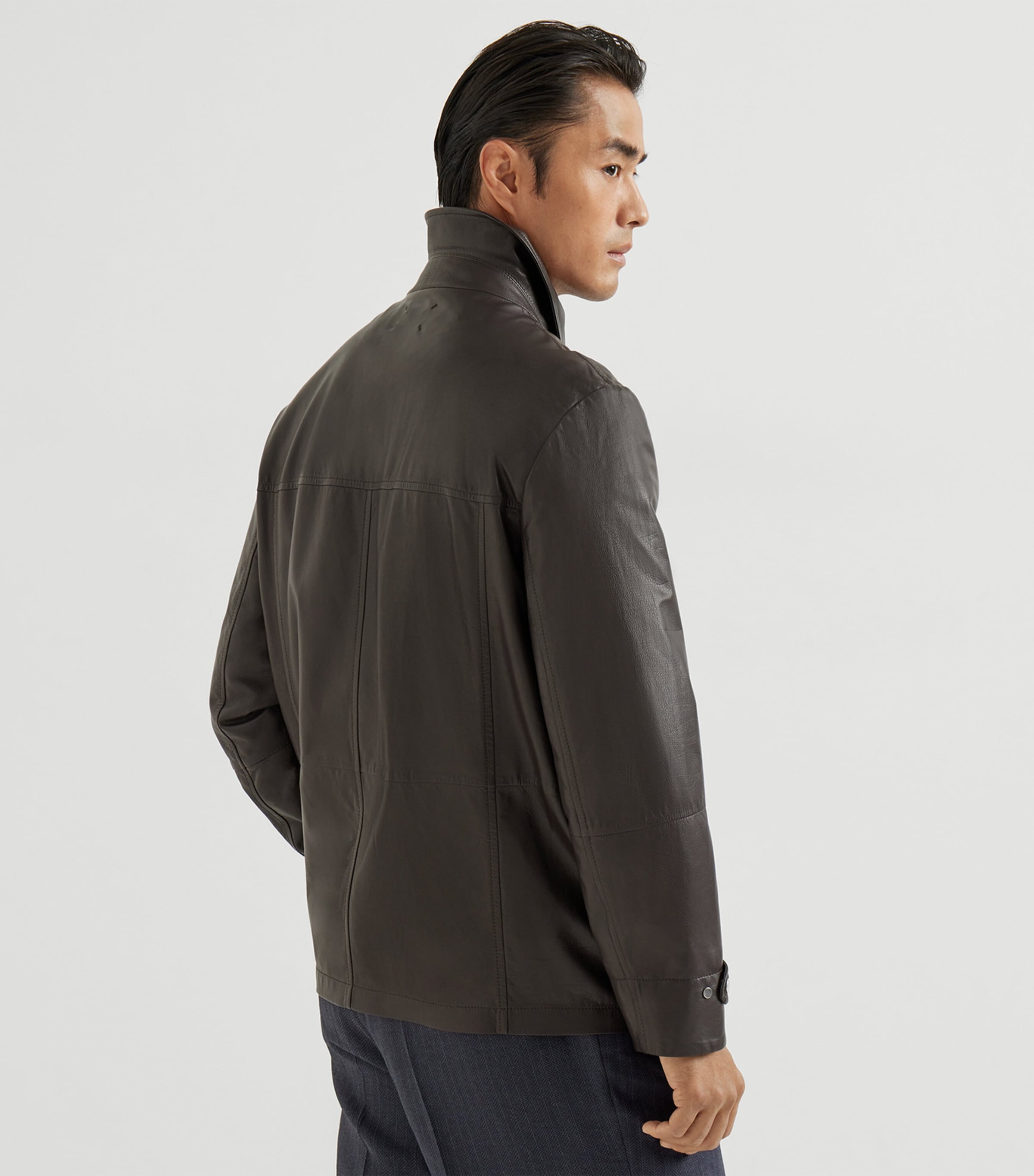 Leather Field Jacket C4262 Image 5