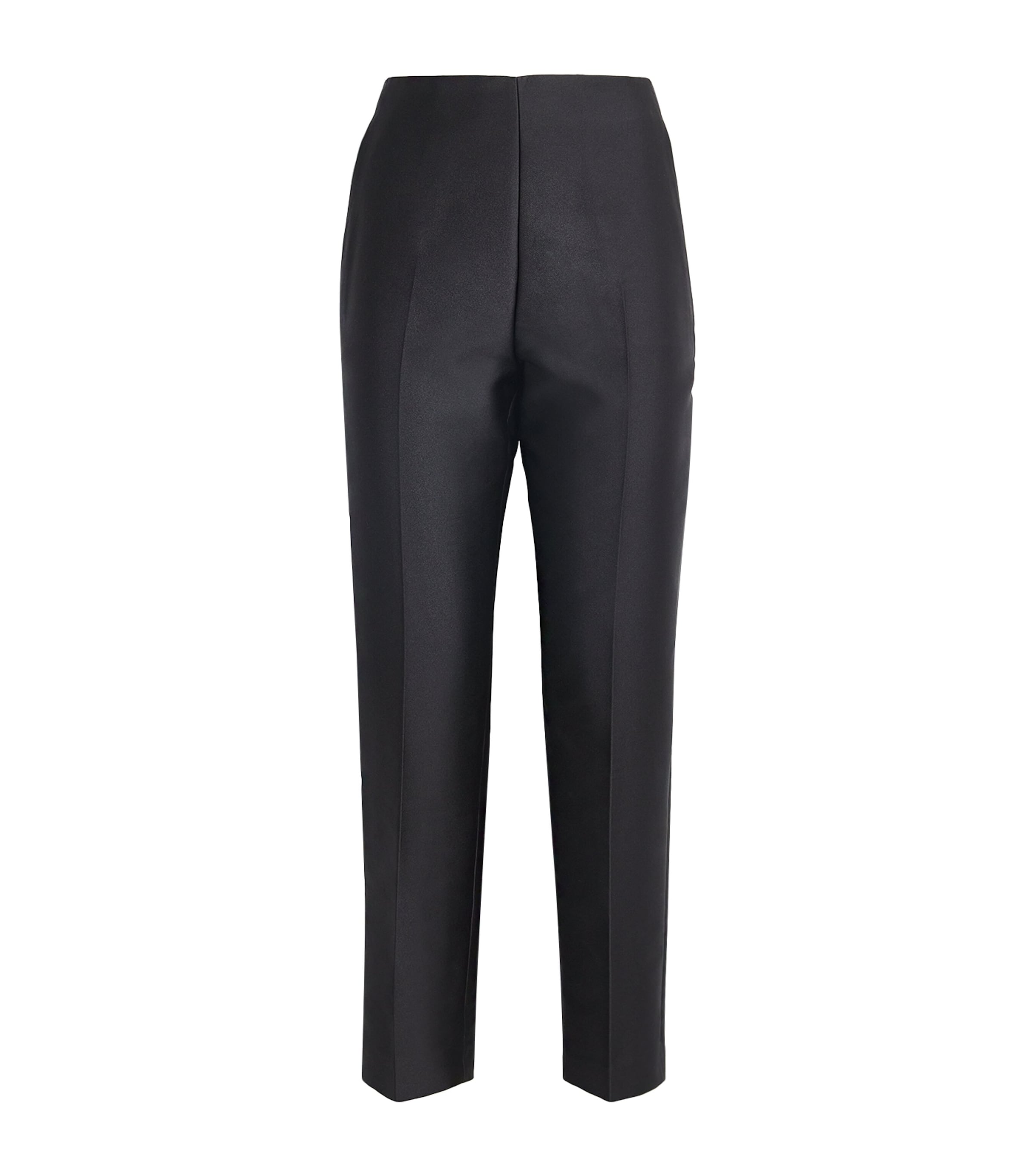 Roland Mouret Crepe Cady Straight Trousers In Black