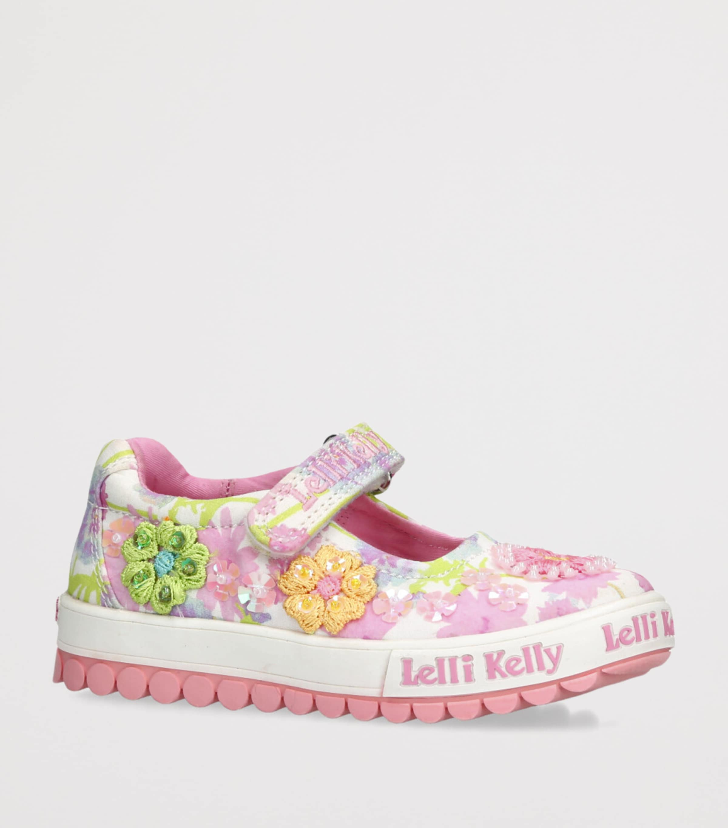 Lelli Kelly Embellished Eloise Dolly Shoes White/comb Image 3