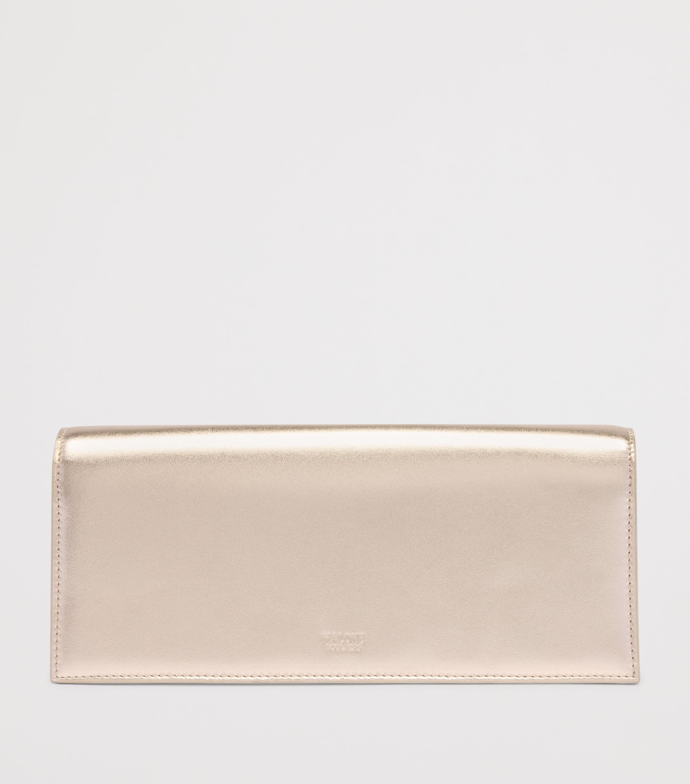Malone Souliers Leather Vivien Clutch Bag Champagne Image 4