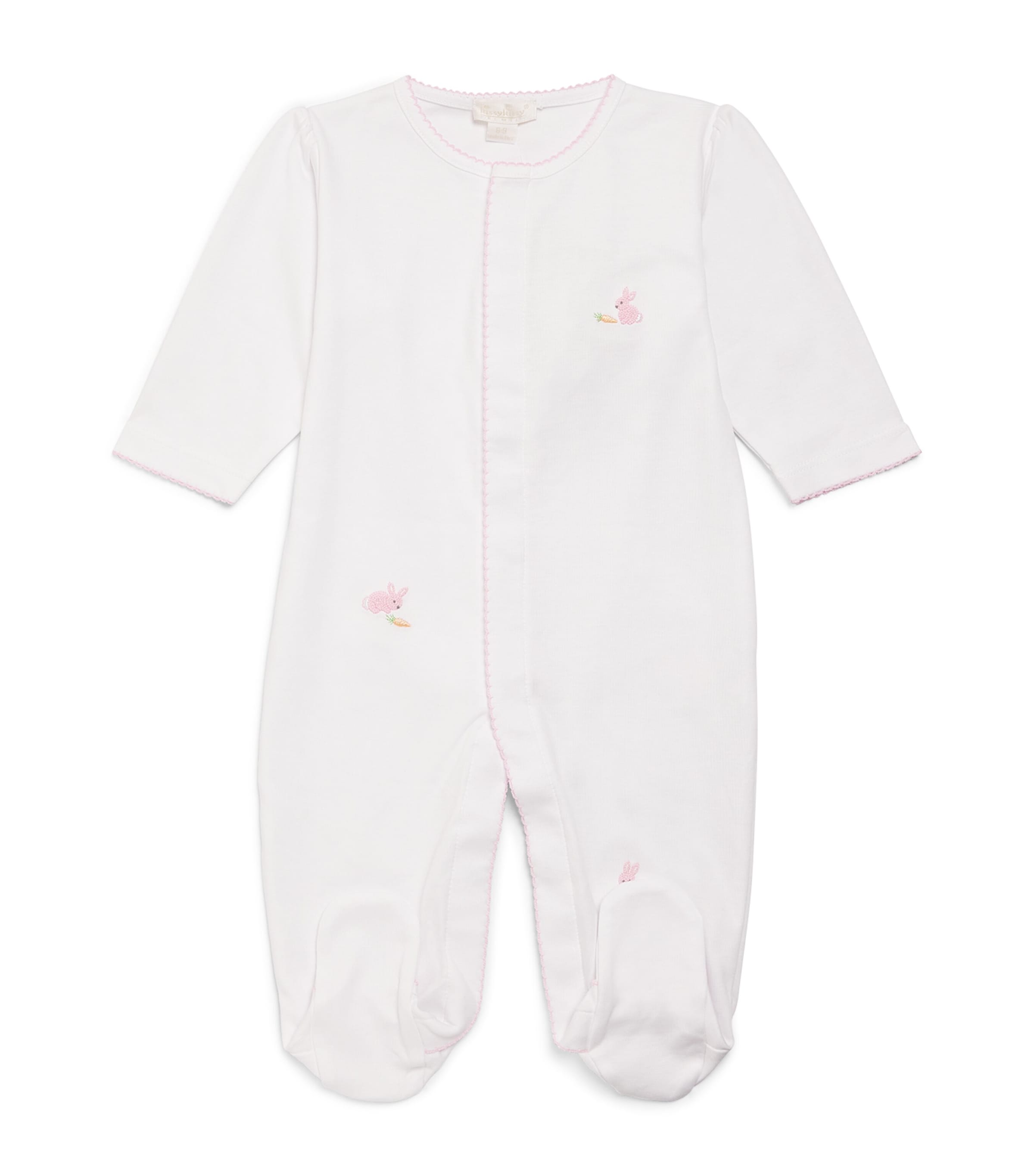 KISSY KISSY PIMA COTTON EMBROIDERED BUNNIES ALL-IN-ONE