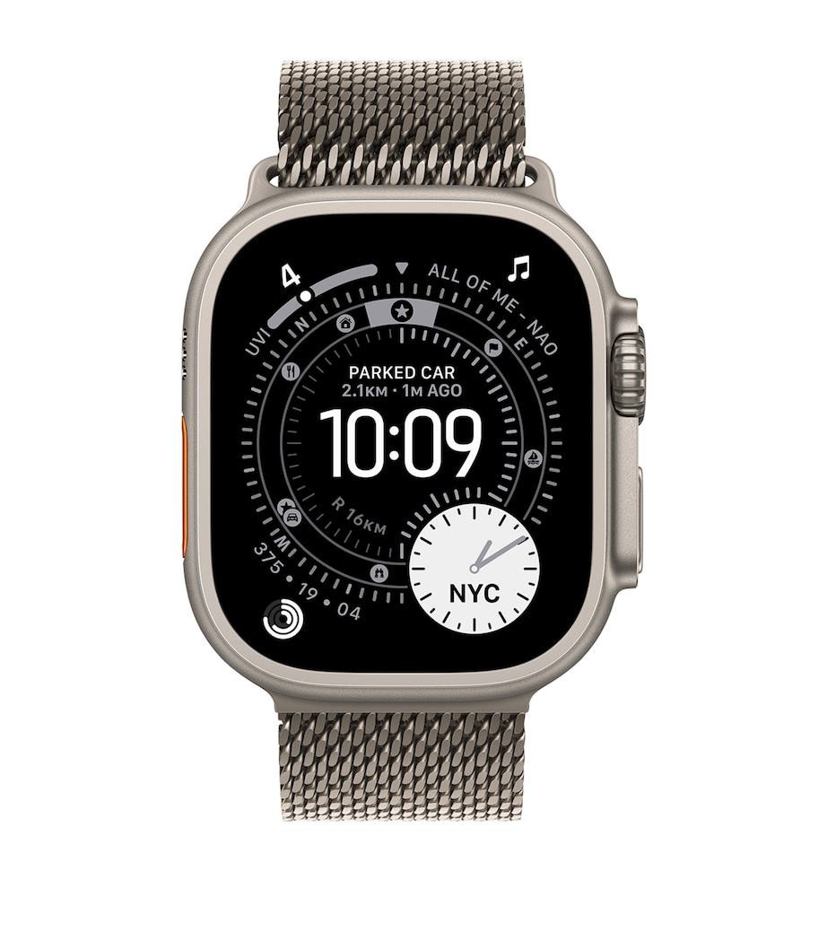 Apple Watch Ultra 3 - Natural with Titanium Milanese Loop, 49mm, Small NATURAL Image 1